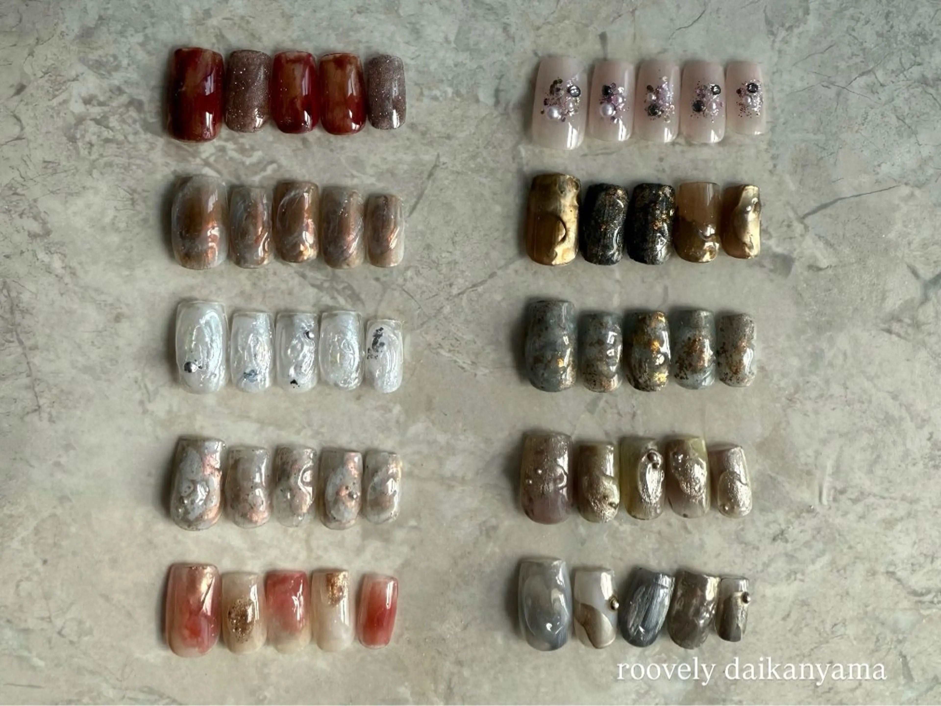 オフ無料　ニュアンスネイル定額アートの写真