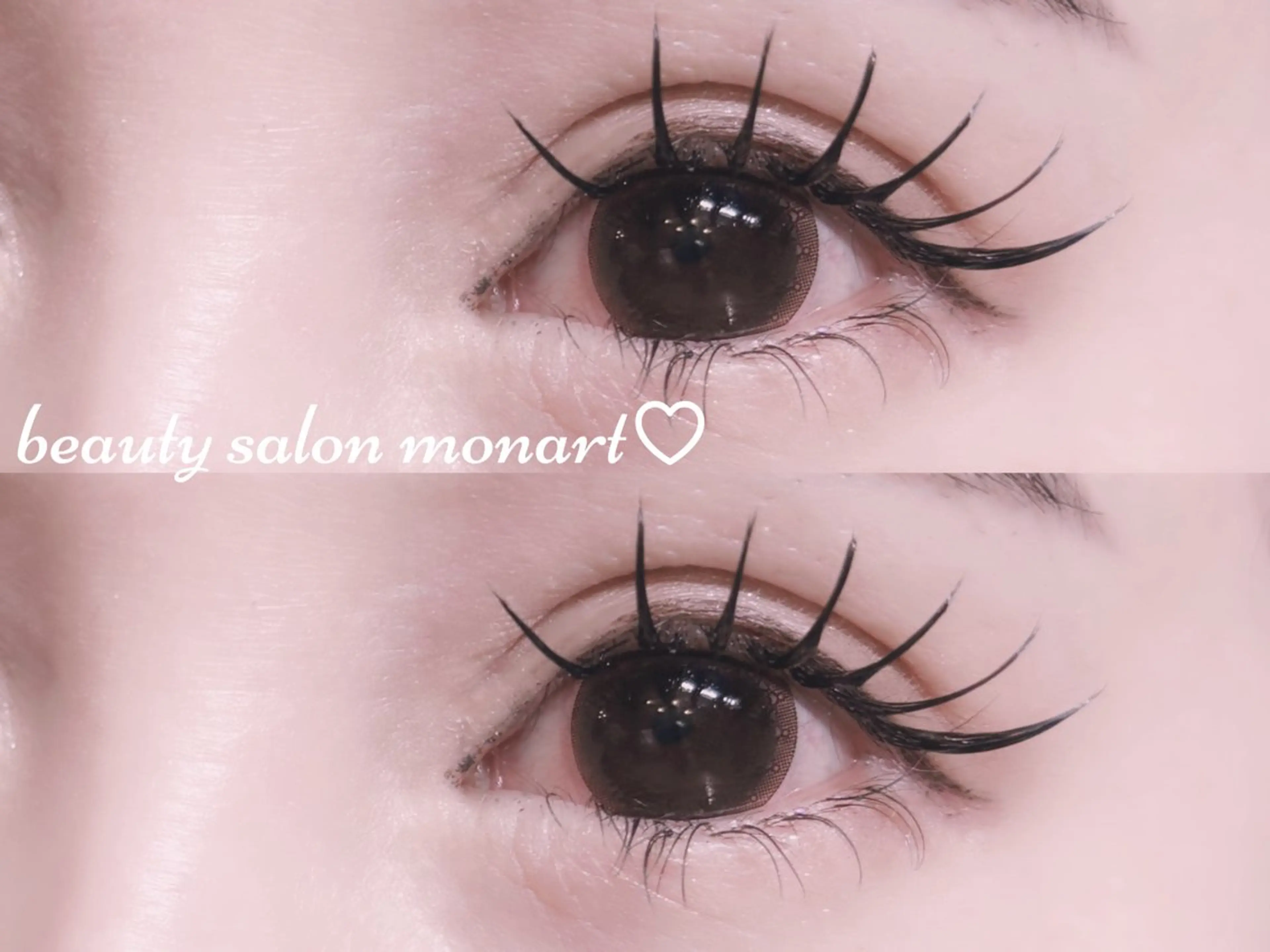 LEDマツエク120本/エクステオフなしの写真