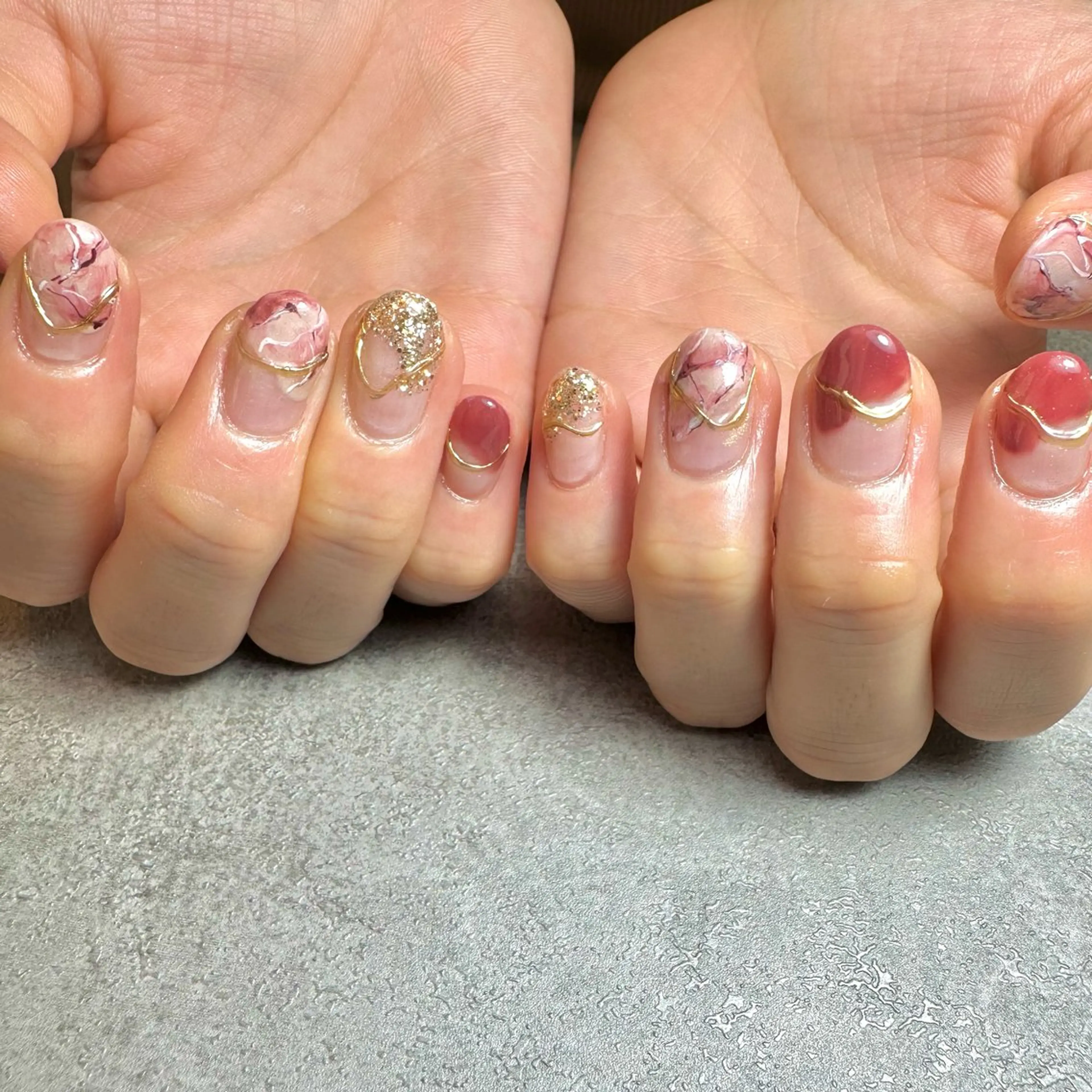 ネイル ハンドネイル フットネイル GéRanium Harukaのネイルデザイン