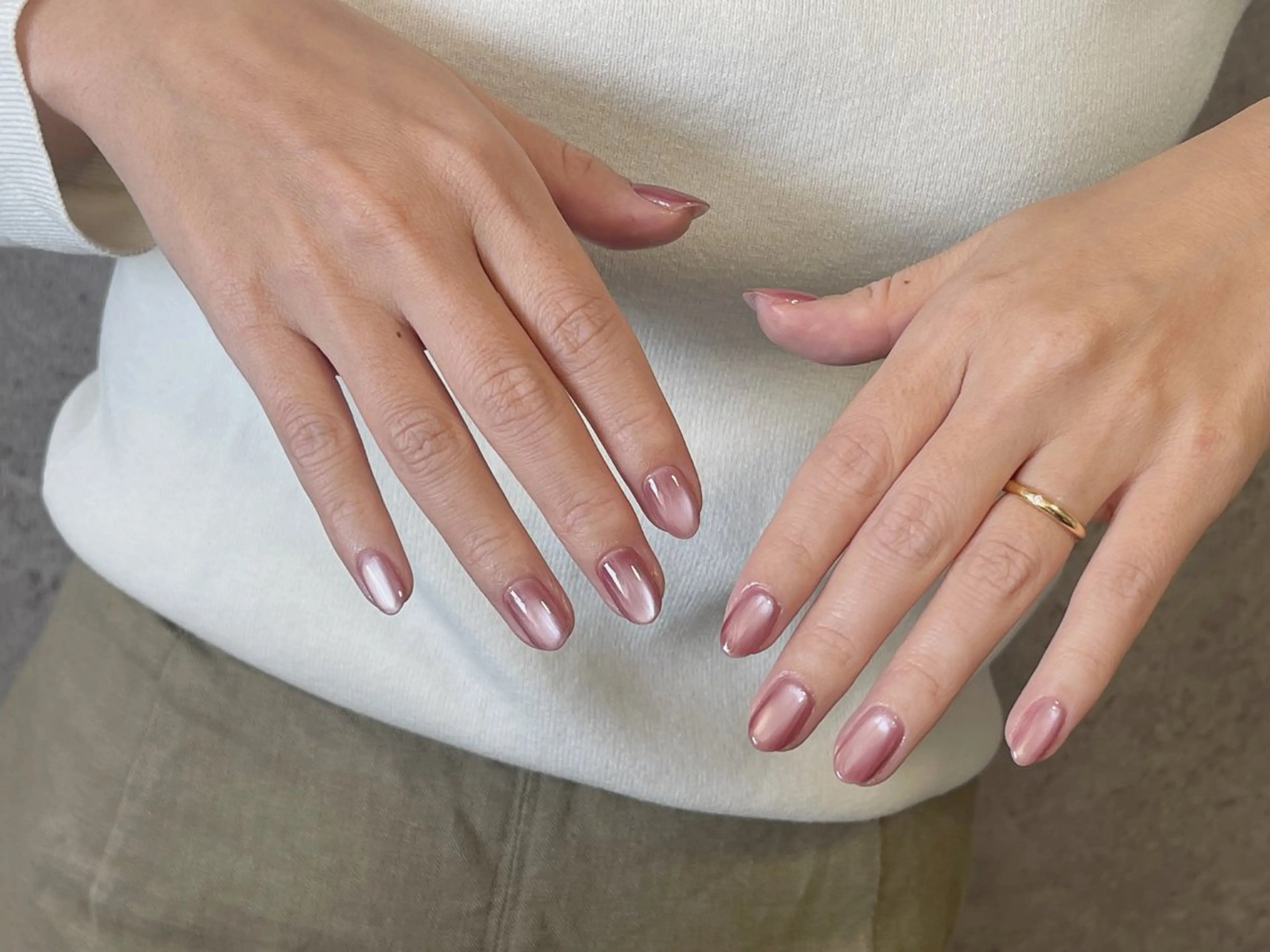 ネイル マグネットネイル マグネットワンカラー ワンカラーネイル ハンドネイル Hi nail 【ハイネイル】池袋のネイルデザイン