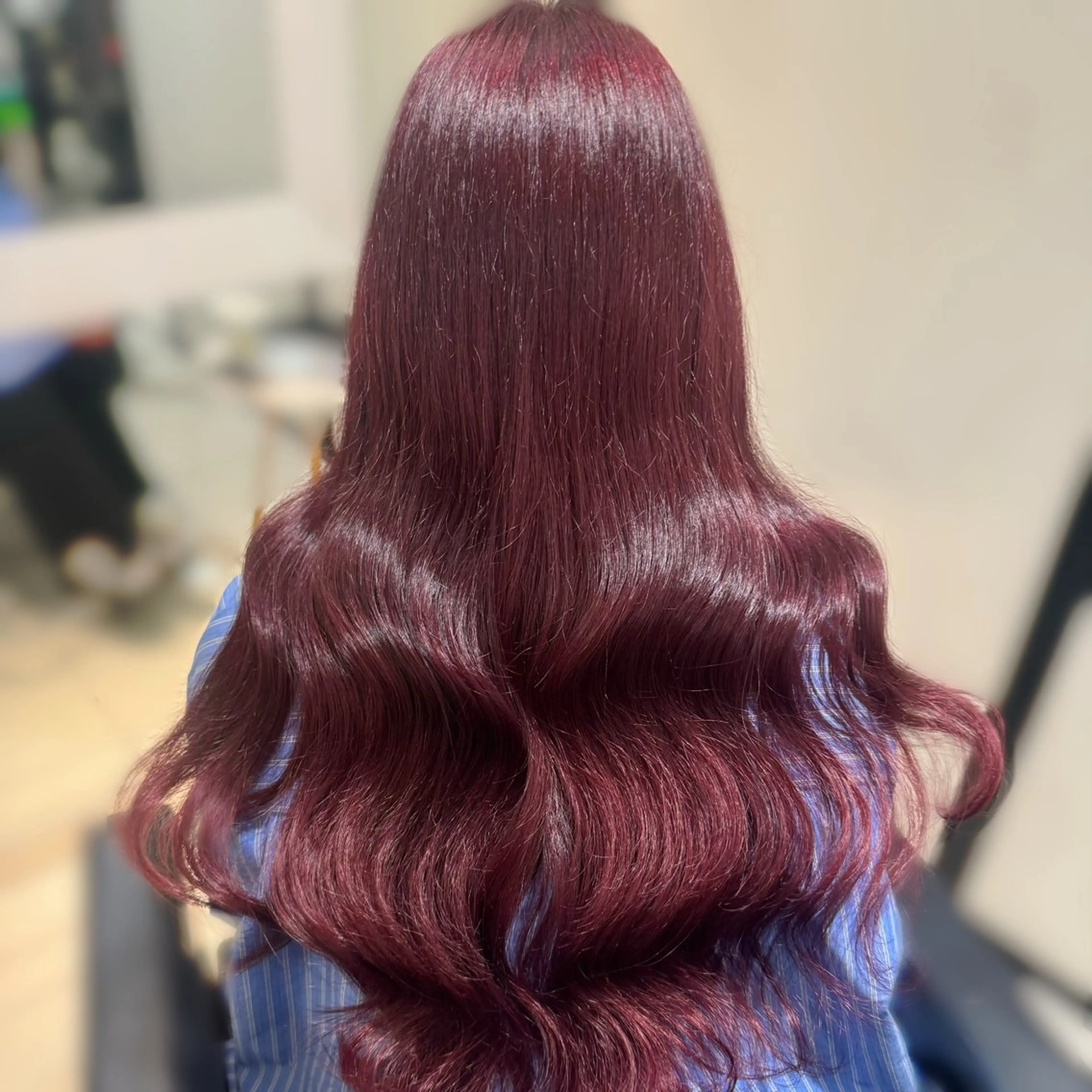 ロング カラー カット ヘアカラー トリートメント ブリーチなしカラー kana🐱のヘアスタイル