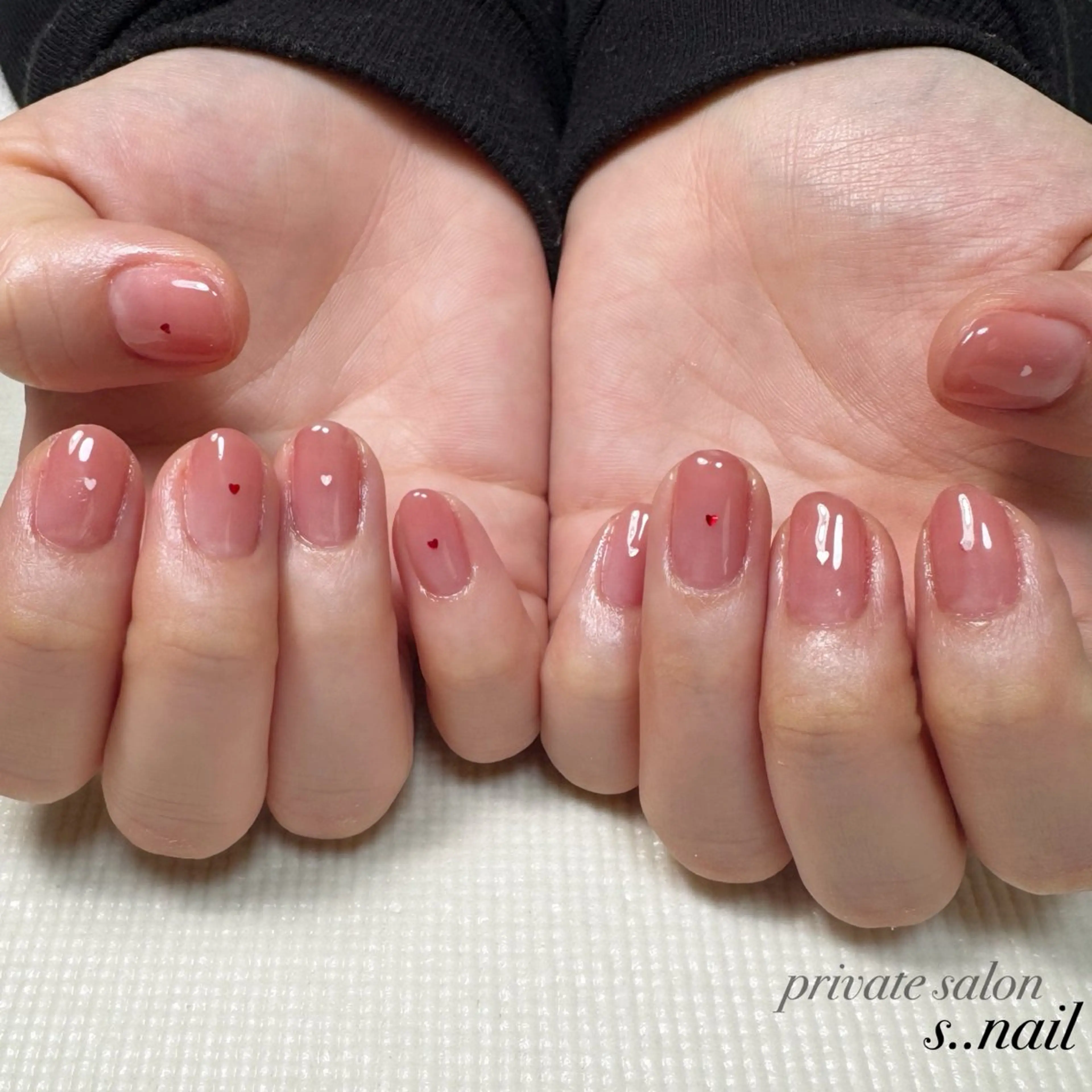 ネイル ハート ハンドネイル フットネイル s..nail / MORITAのネイルデザイン
