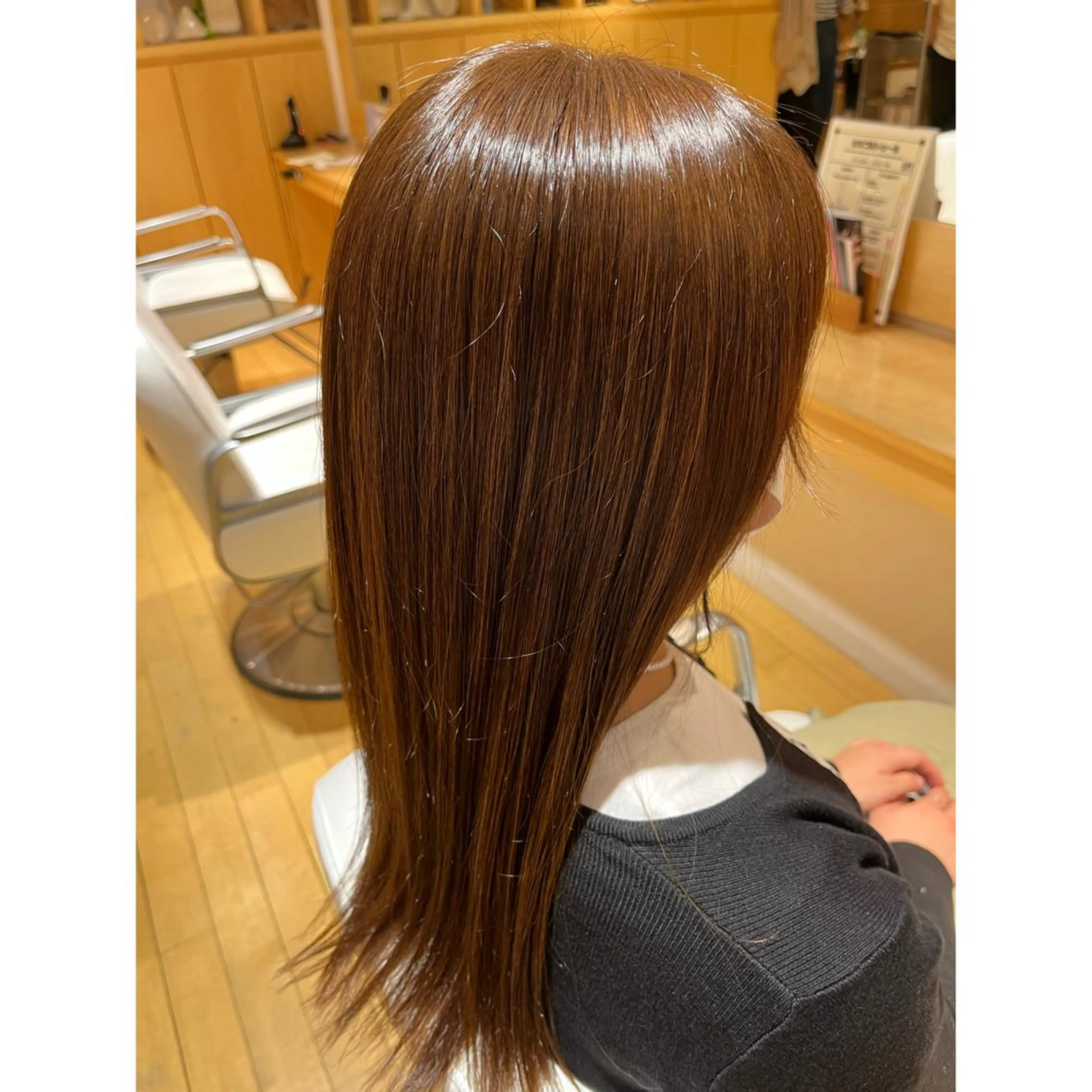 カラー ブリーチ ブリーチなしカラー 高橋 あゆみのヘアスタイル