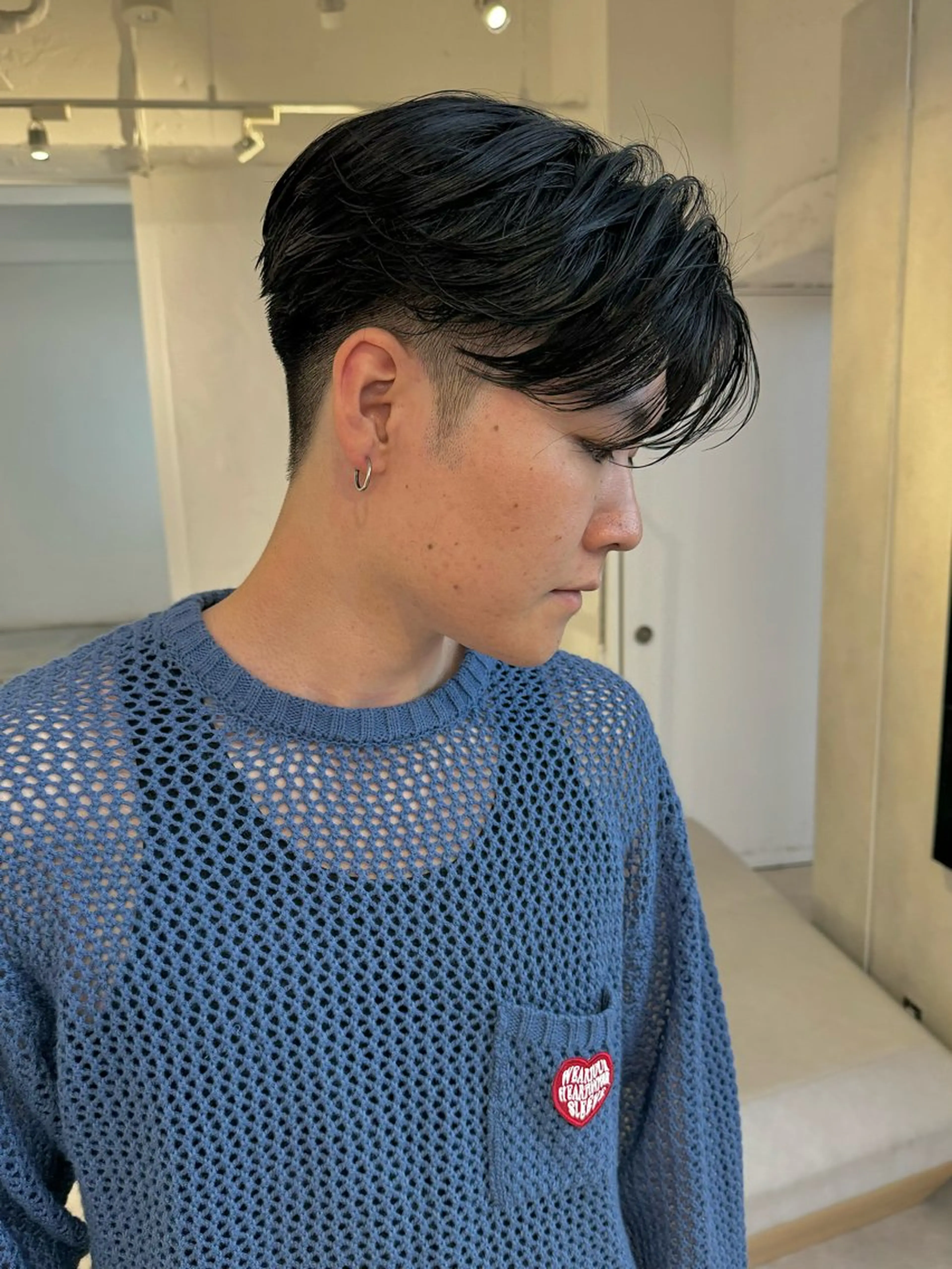 ショート パーマ メンズ カット パーマ 🇰🇷カルマパーマ kaito🇰🇷のヘアスタイル