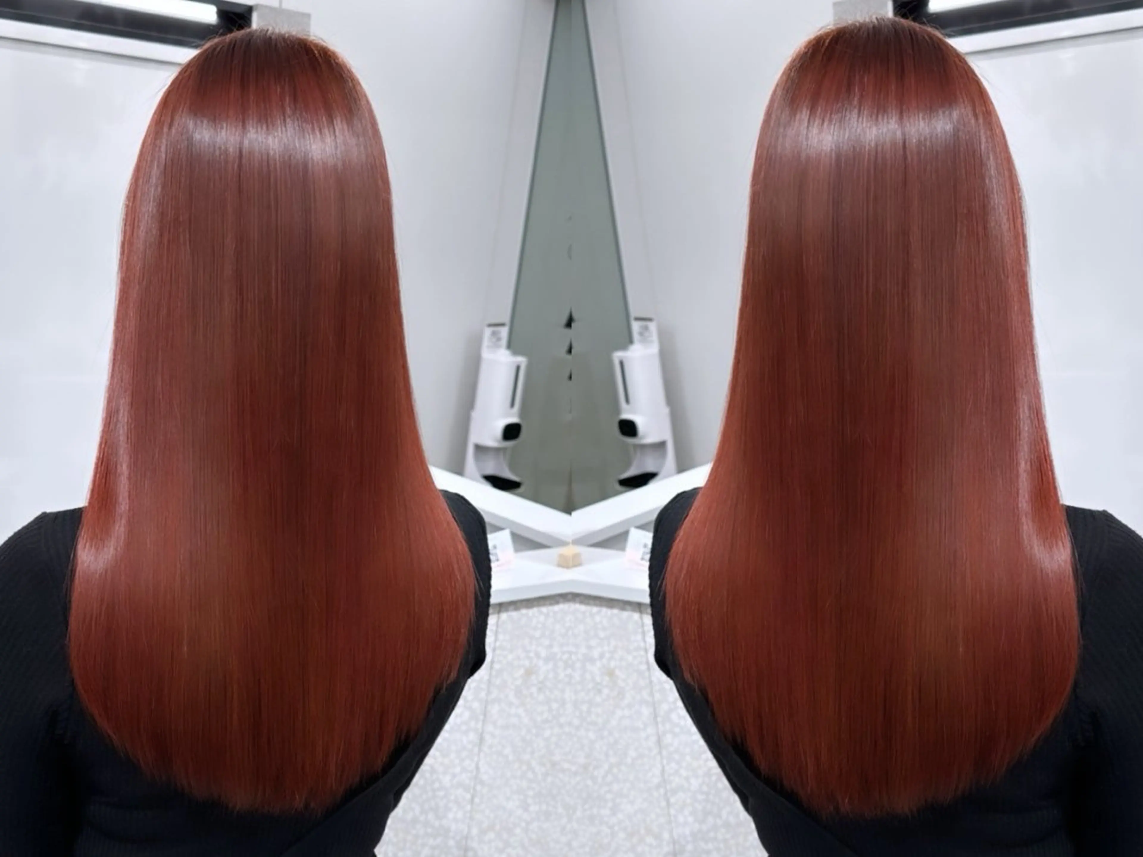 【黒髪に飽きた人へおすすめ🫧🍊】春におすすめな暖色カラー🌸🍒の写真