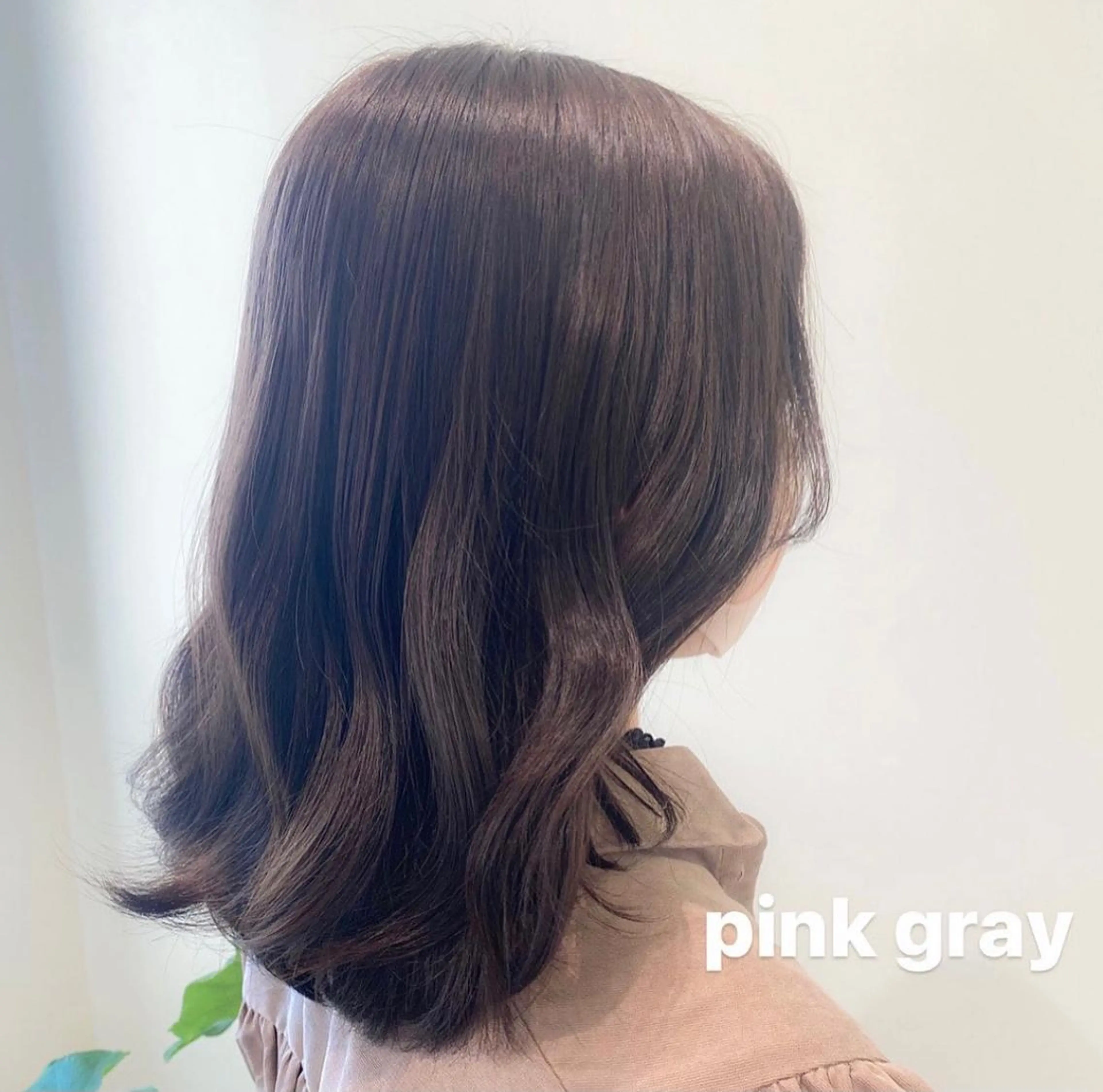 セミロング カラー ピンクカラー ブリーチなしWカラー 🎀韓国ヘア/amiのヘアスタイル
