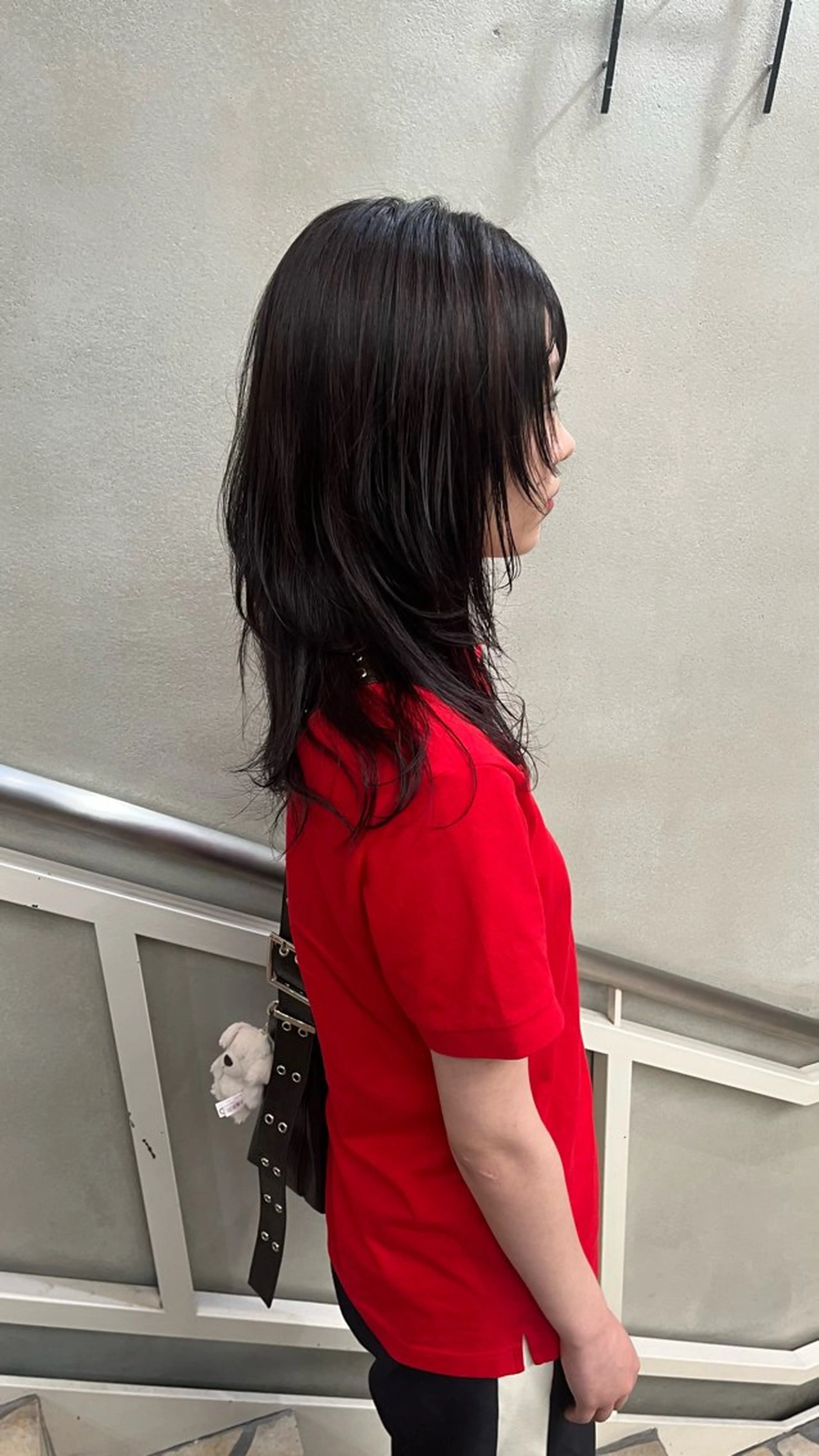 セミロング カラー 佐藤 永夏のヘアスタイル