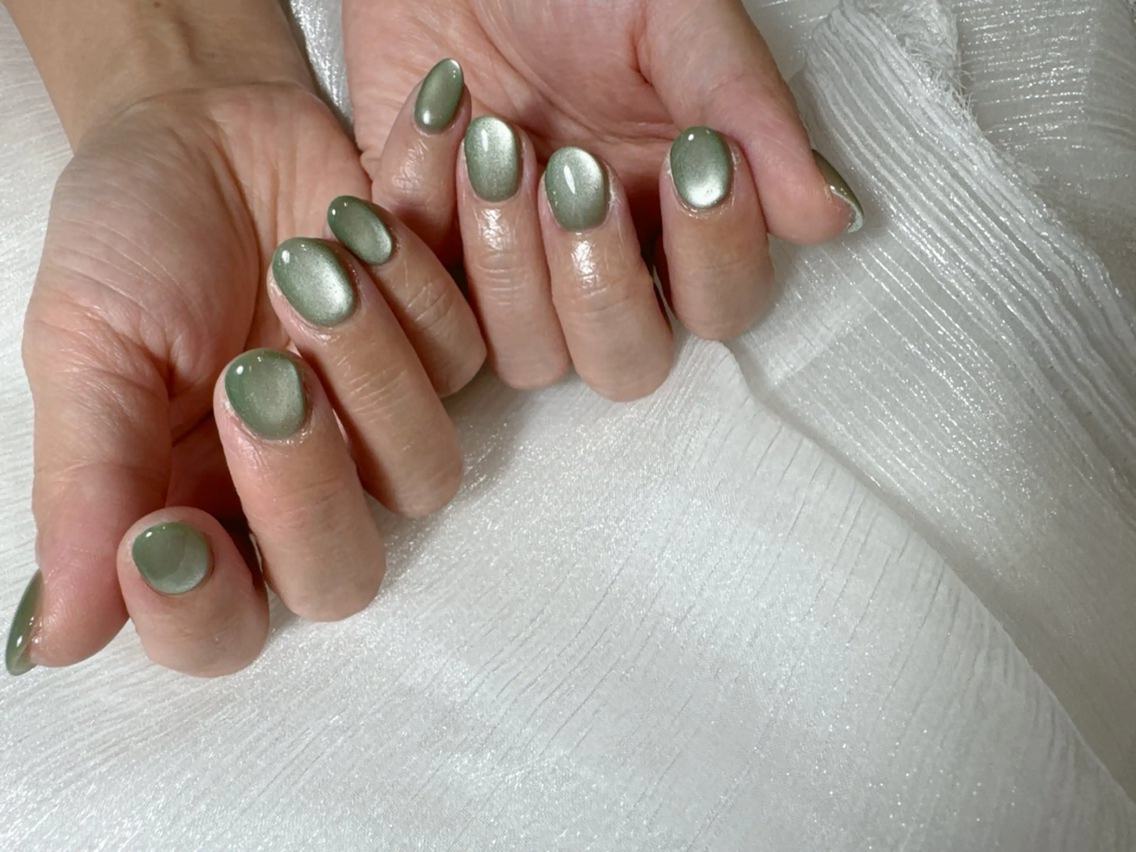 ネイル オーロラネイル フットネイル フレンチネイル ジェルネイル ハート ハンドネイル kikinail 溝の口のネイルデザイン