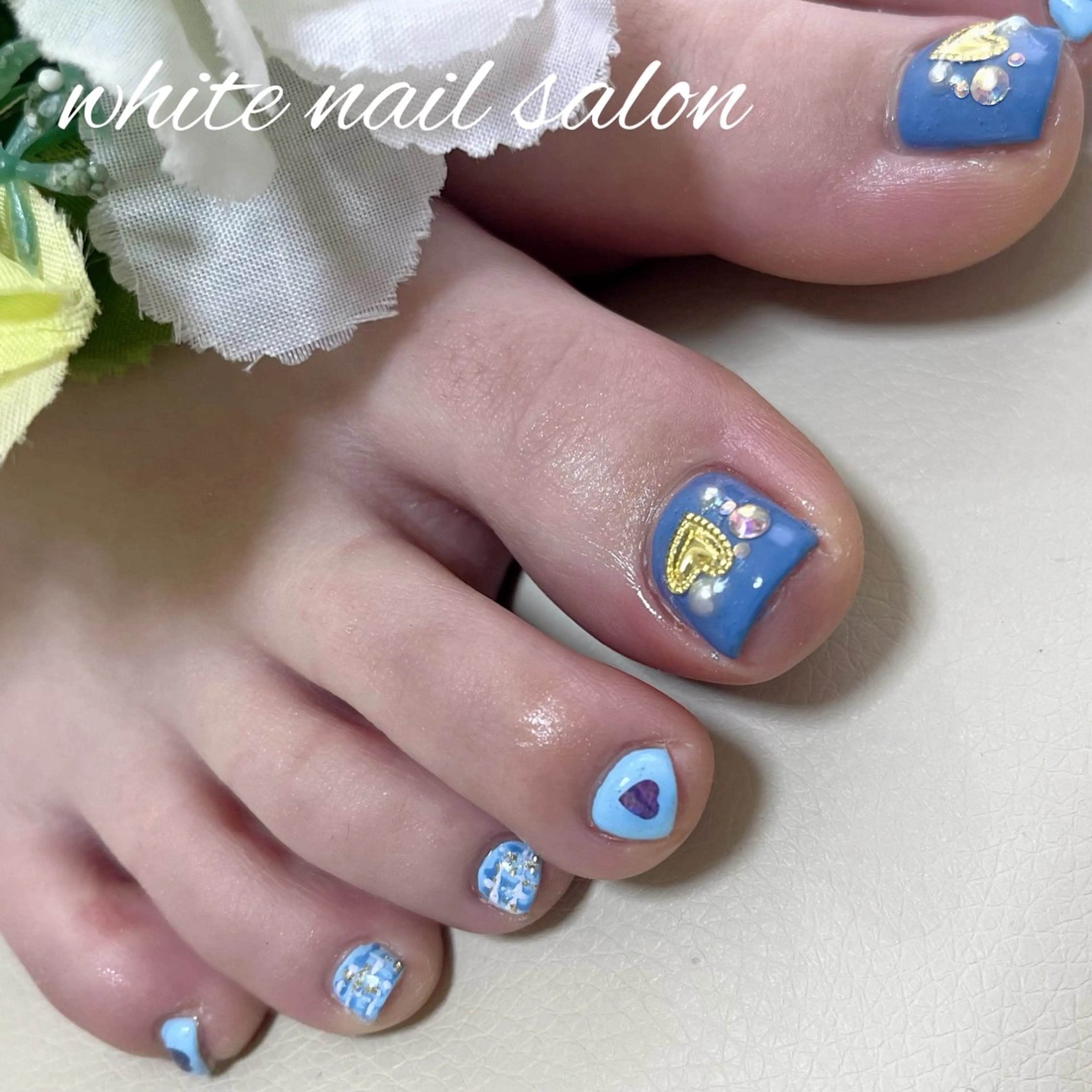 ネイル フットネイル white nail salonのネイルデザイン