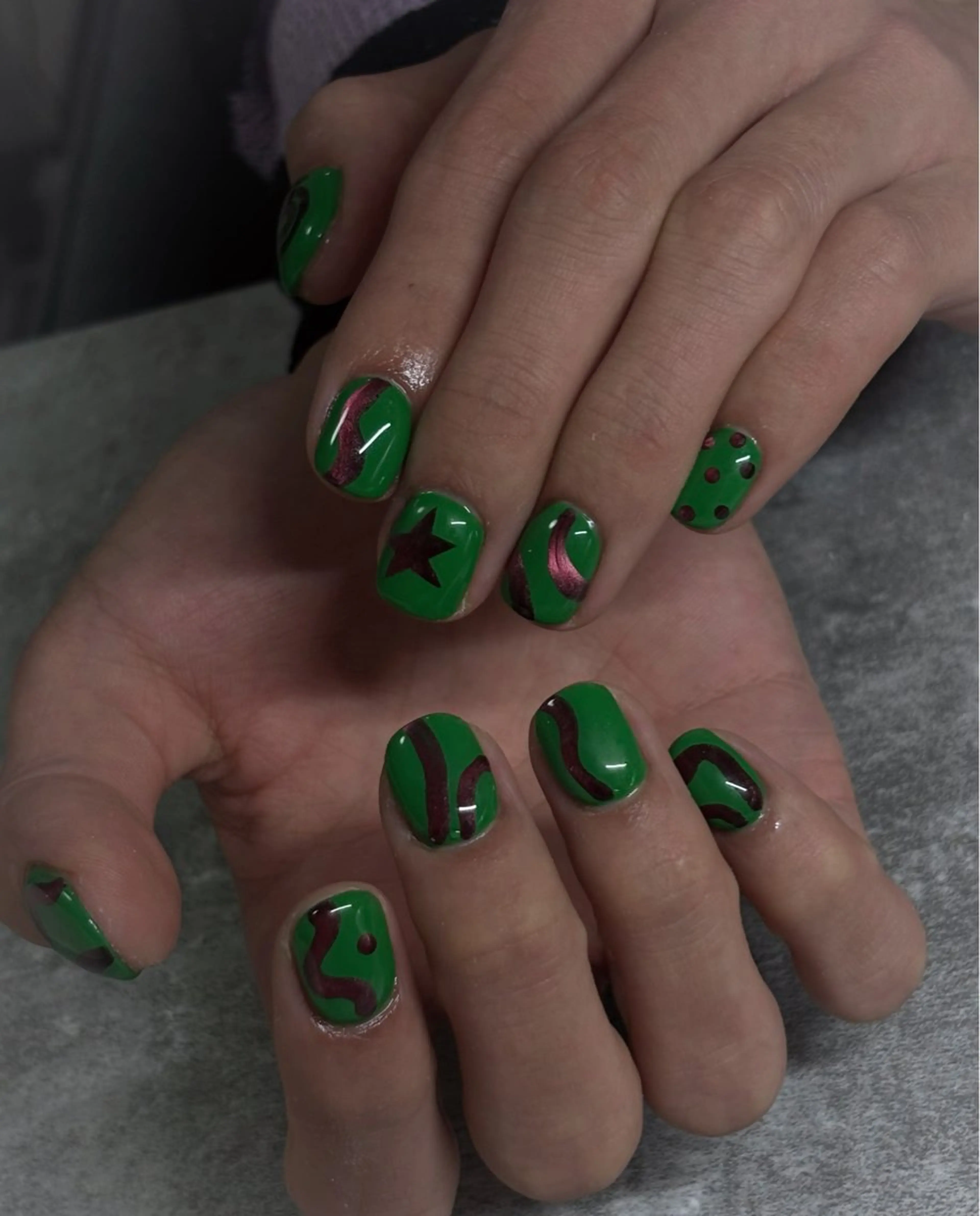 ネイル メンズネイル ハンドネイル kapariri nail  MIKUのネイルデザイン