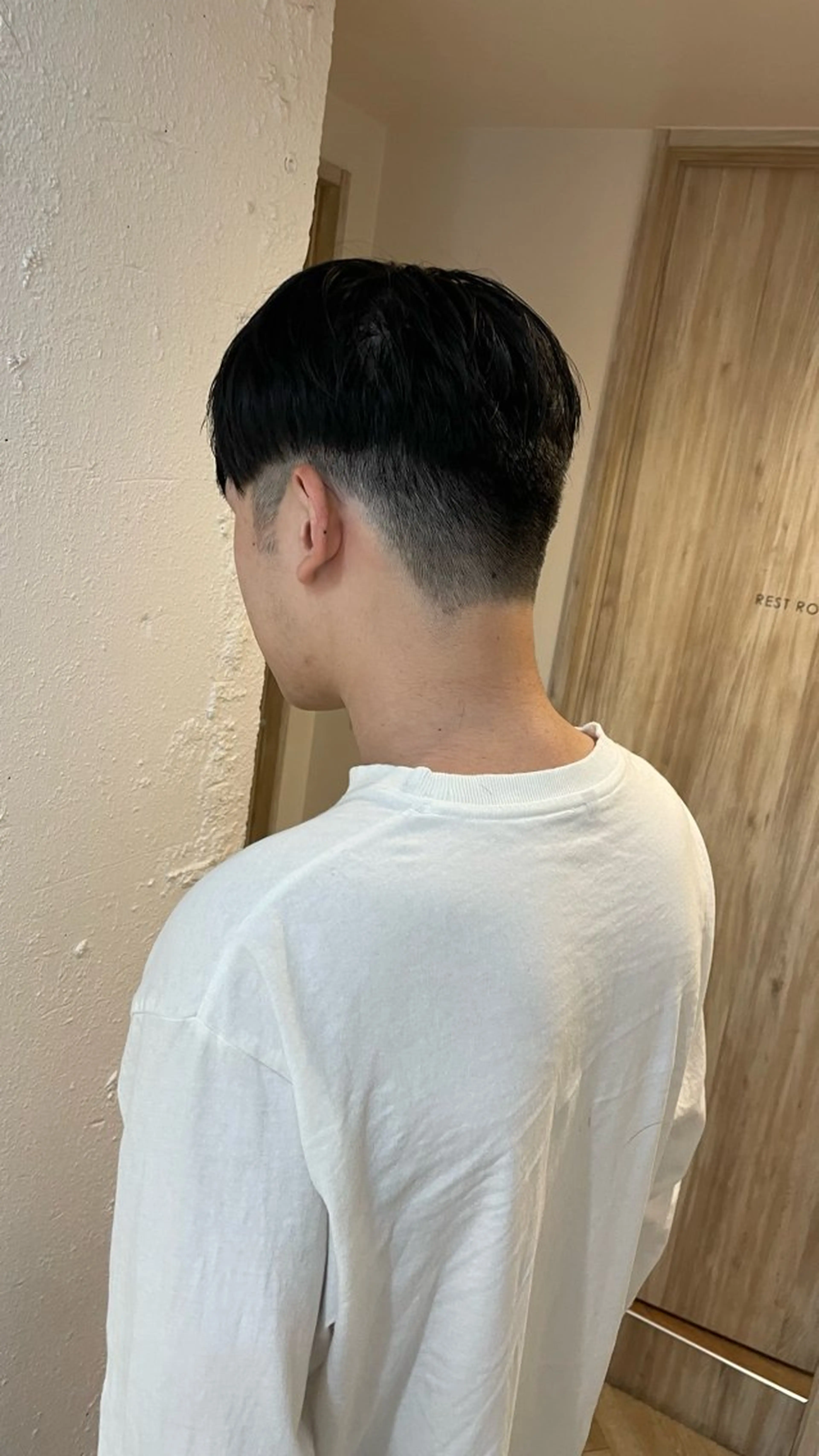 メンズ カット 暖色カラー/ ストレート/くるみのヘアスタイル