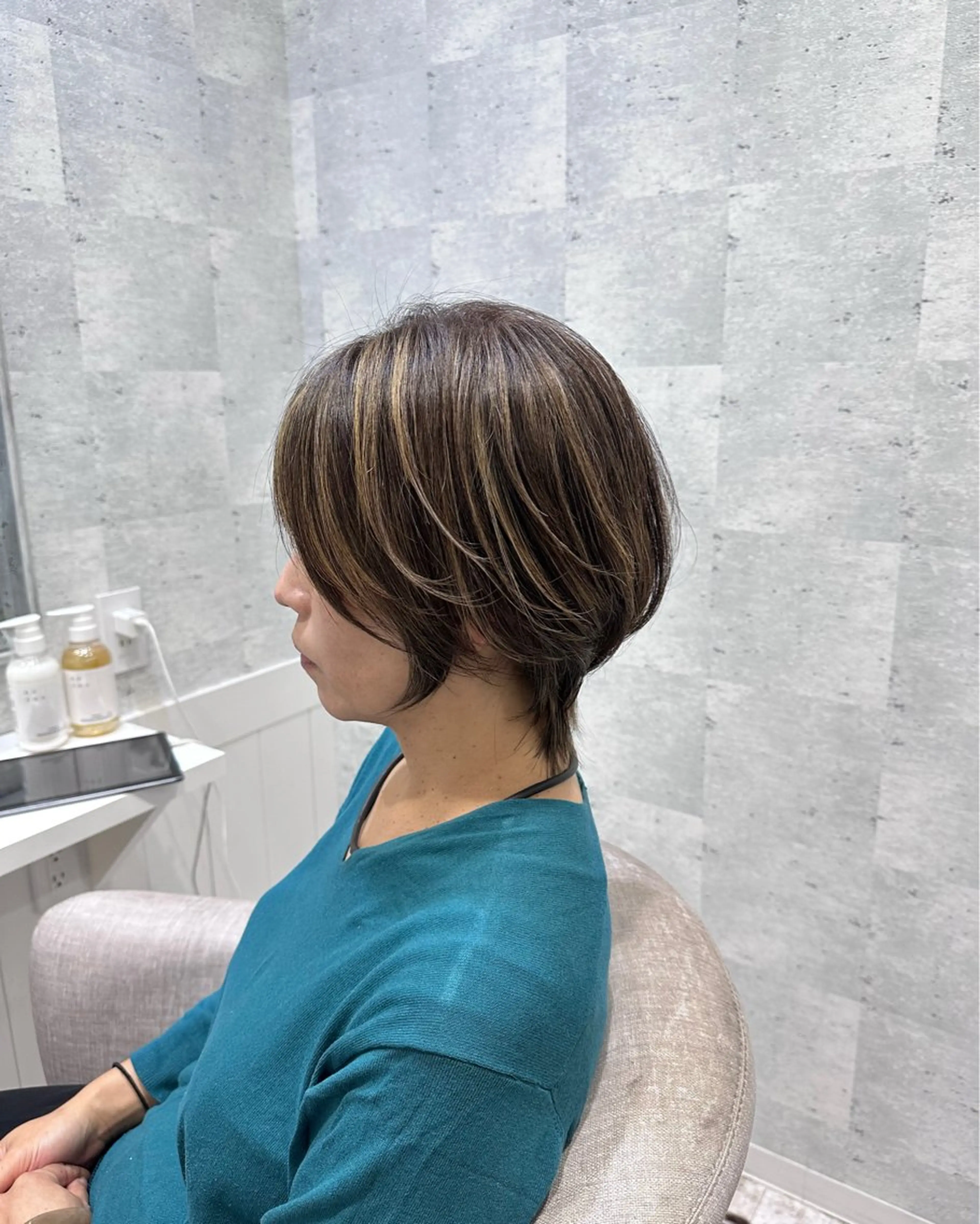 ショート カラー カット ヘアカラー トリートメント 西山 将太のヘアスタイル