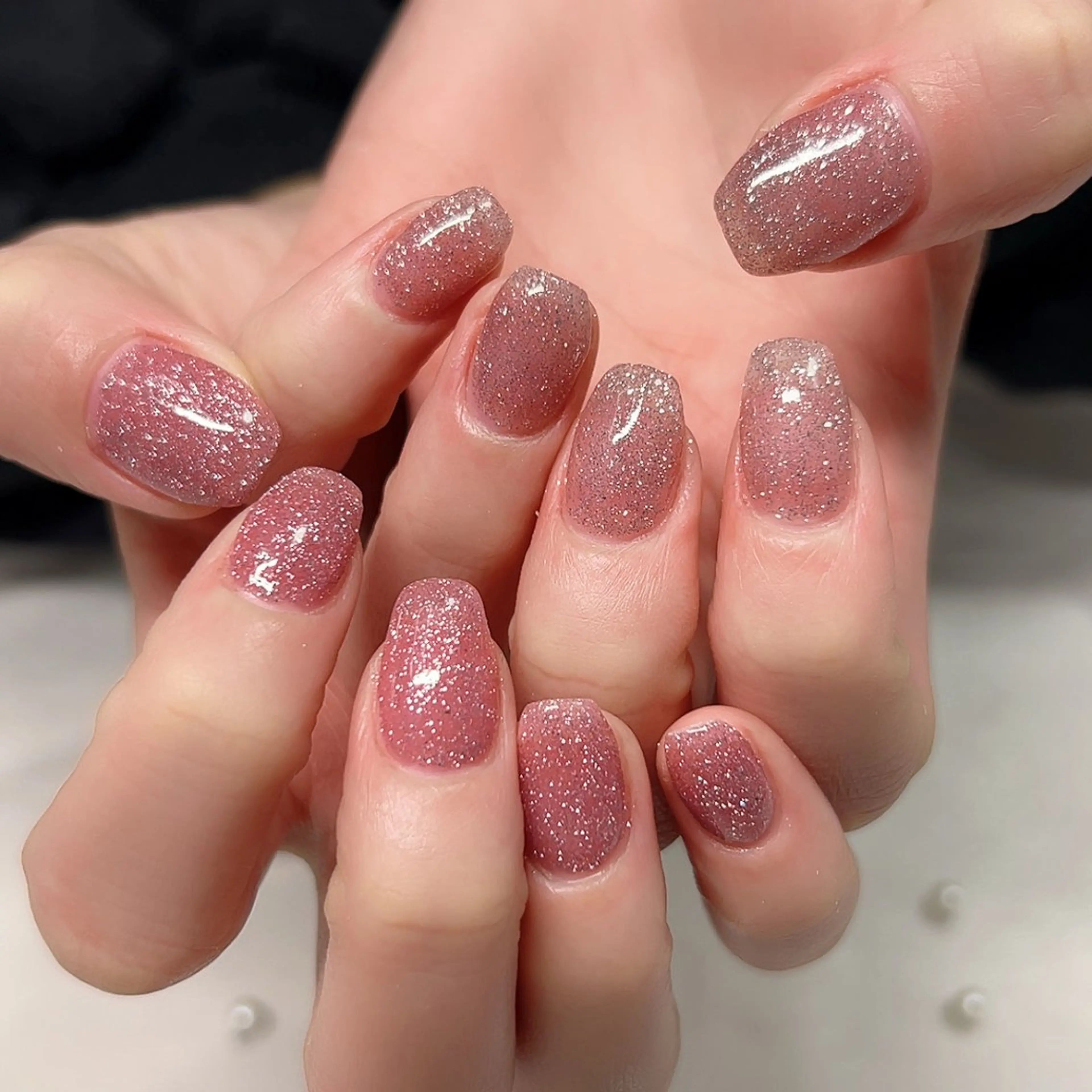 ネイル ホログラムネイル キラキラネイル ハンドネイル Cute Tips nailのネイルデザイン