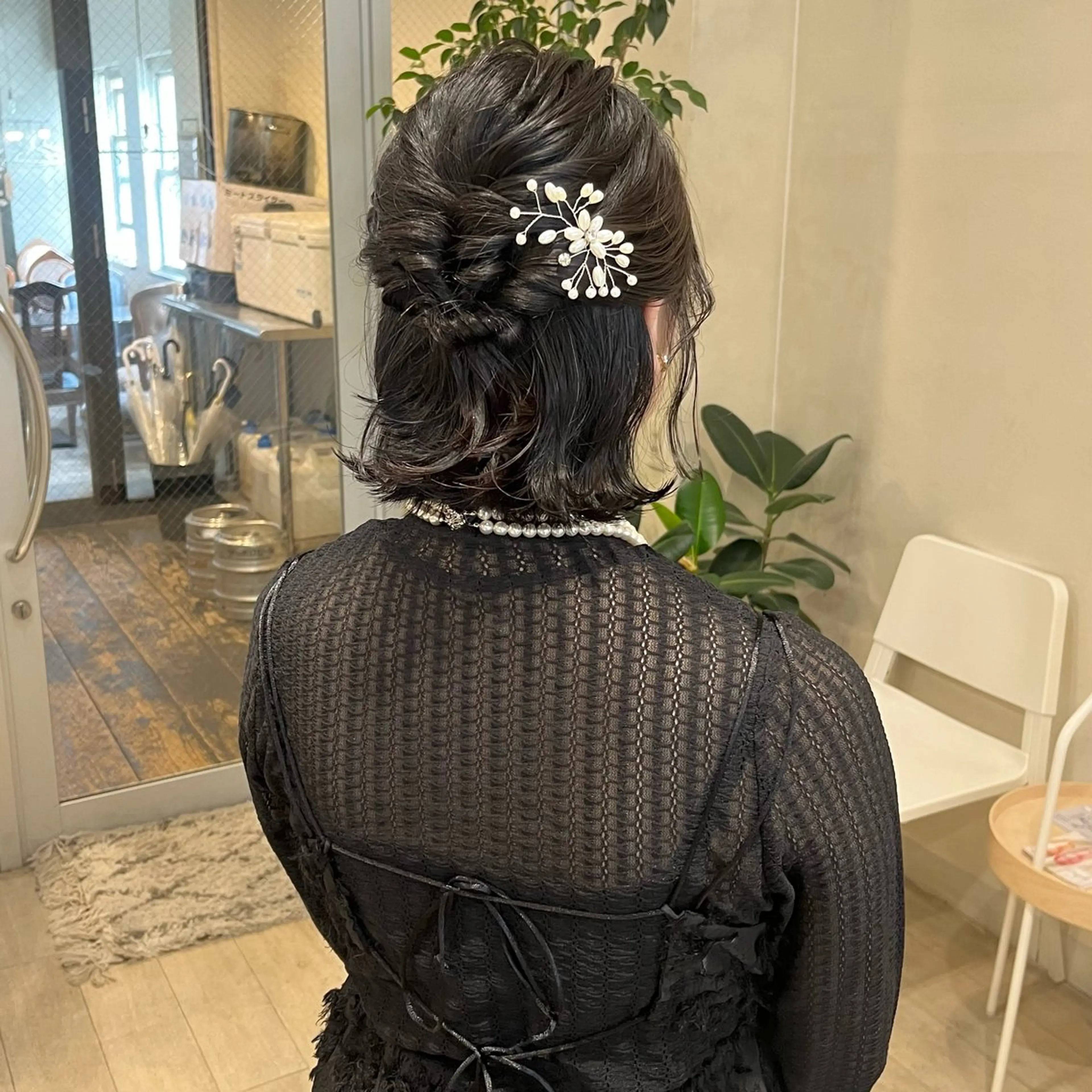 ショート ヘアアレンジ ヘアセット SiLO yuri andoのヘアスタイル