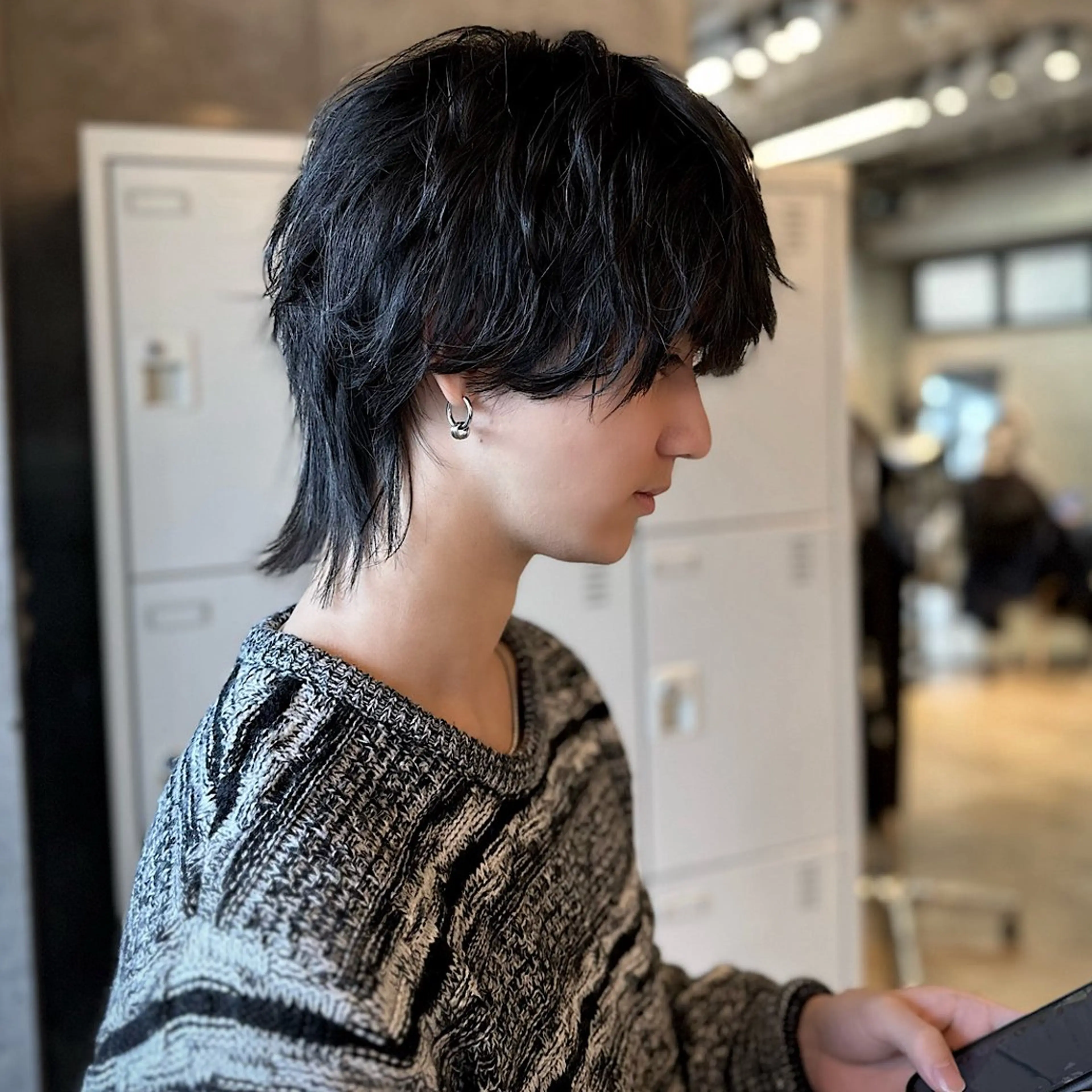 ショート メンズ メンズウルフカット ウルフカット 高島 悠吾のヘアスタイル