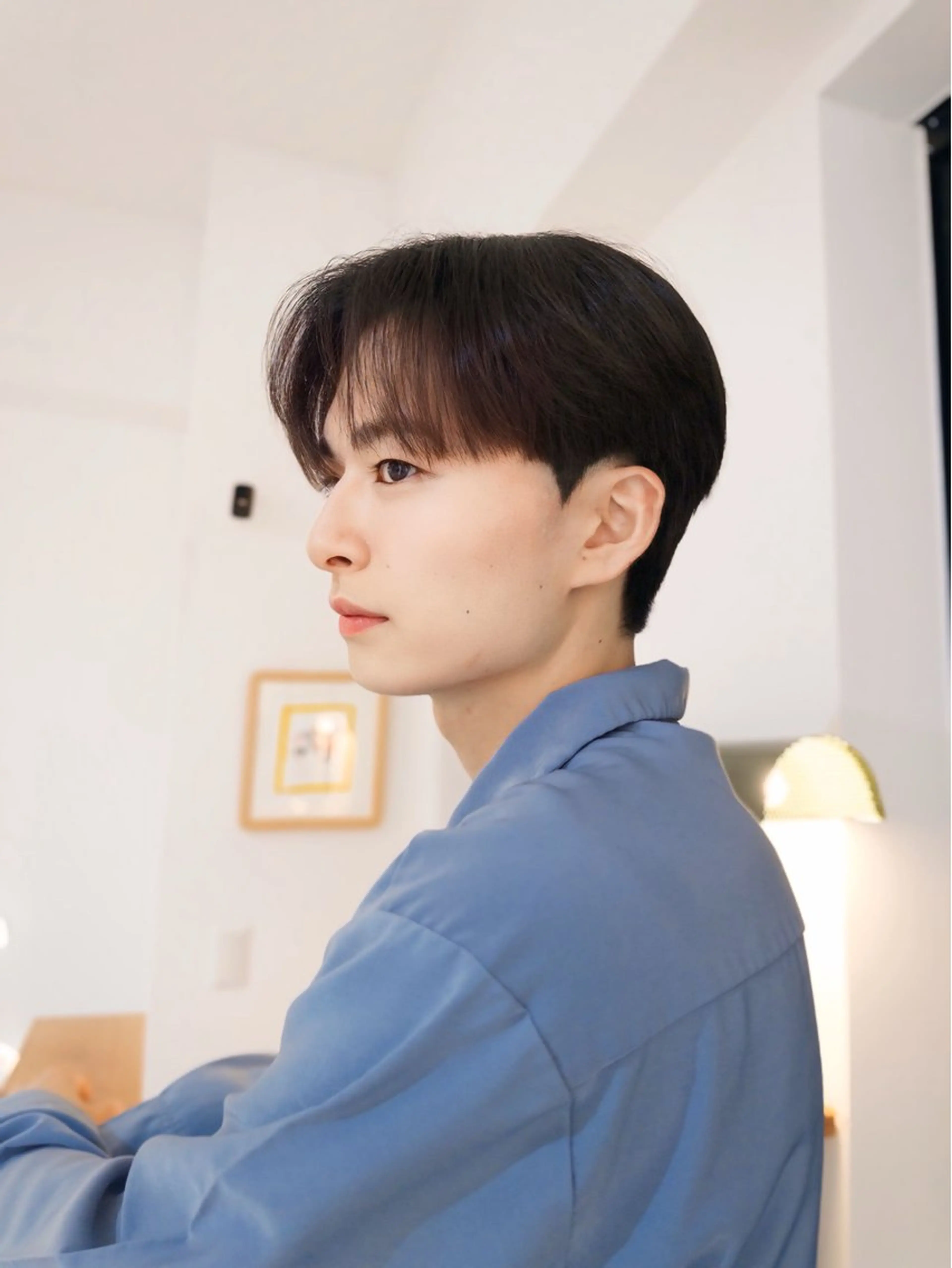 ショート カラー パーマ メンズ aimu/メンズ カット/渋谷のヘアスタイル