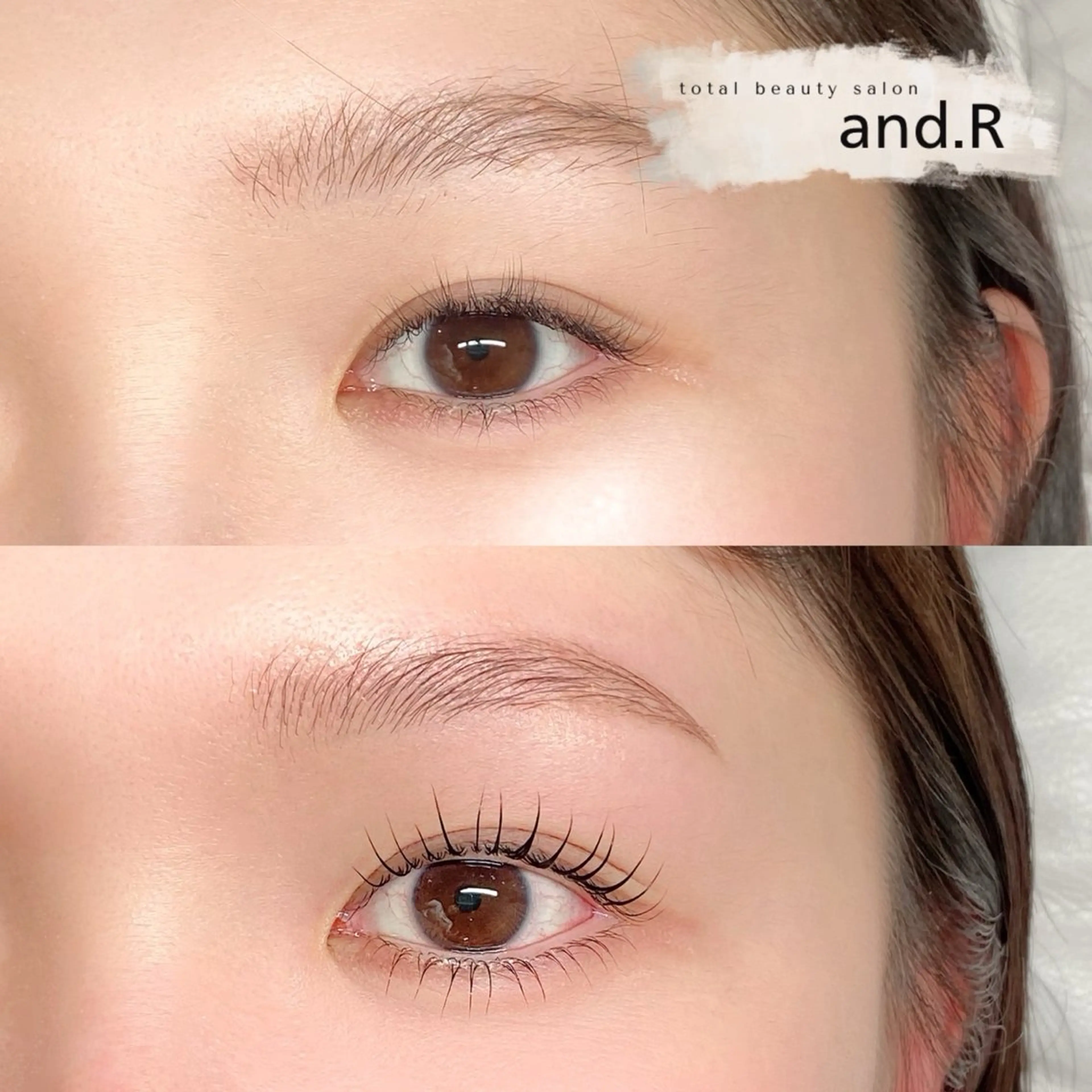 マツエク・マツパ 下まつげエクステ 一重×まつ毛パーマ 【and.R 】齋藤 惠女のマツエク・マツパデザイン