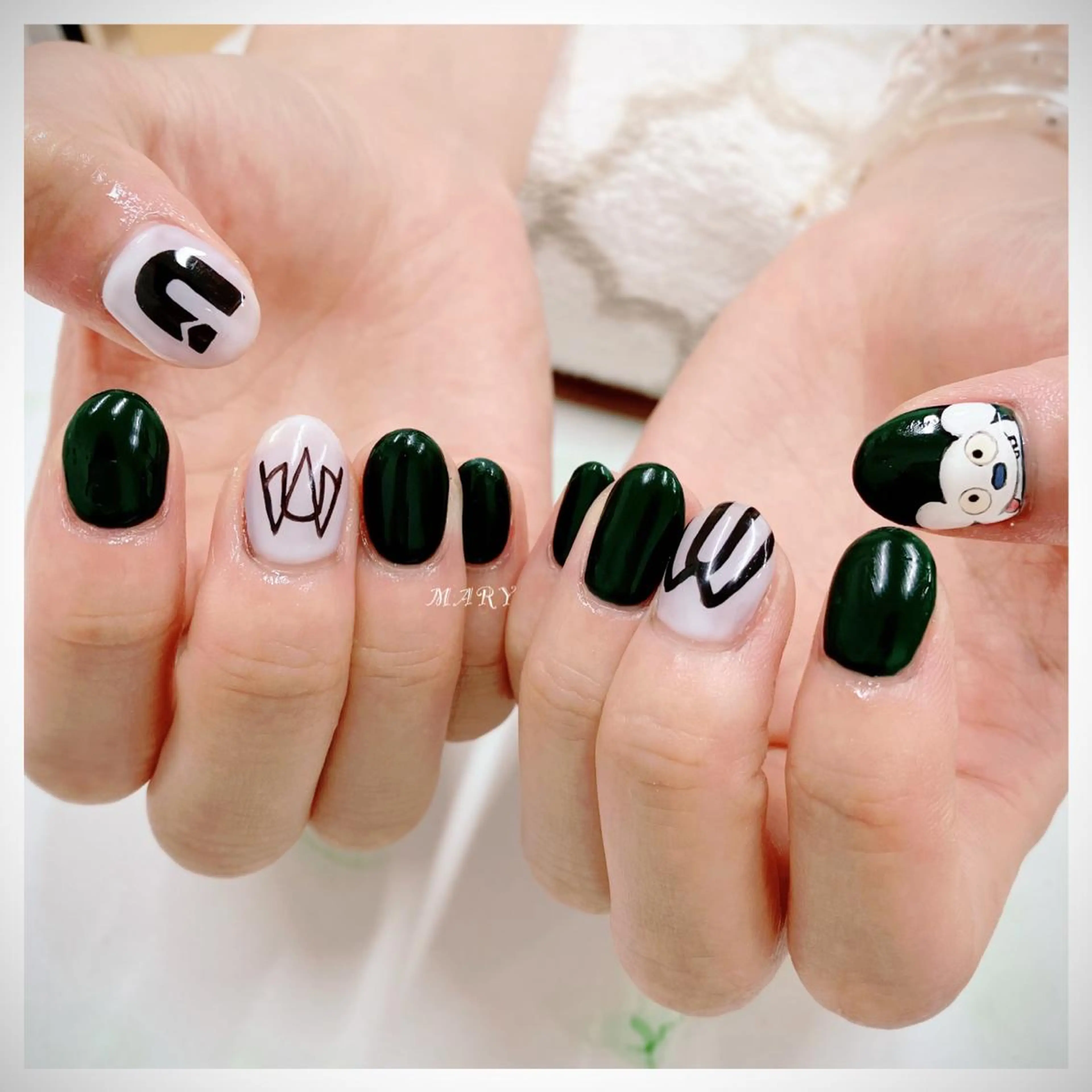 ネイル アートネイル ニュアンスネイル ワンカラーネイル ハンドネイル Mary nail .narumiのネイルデザイン