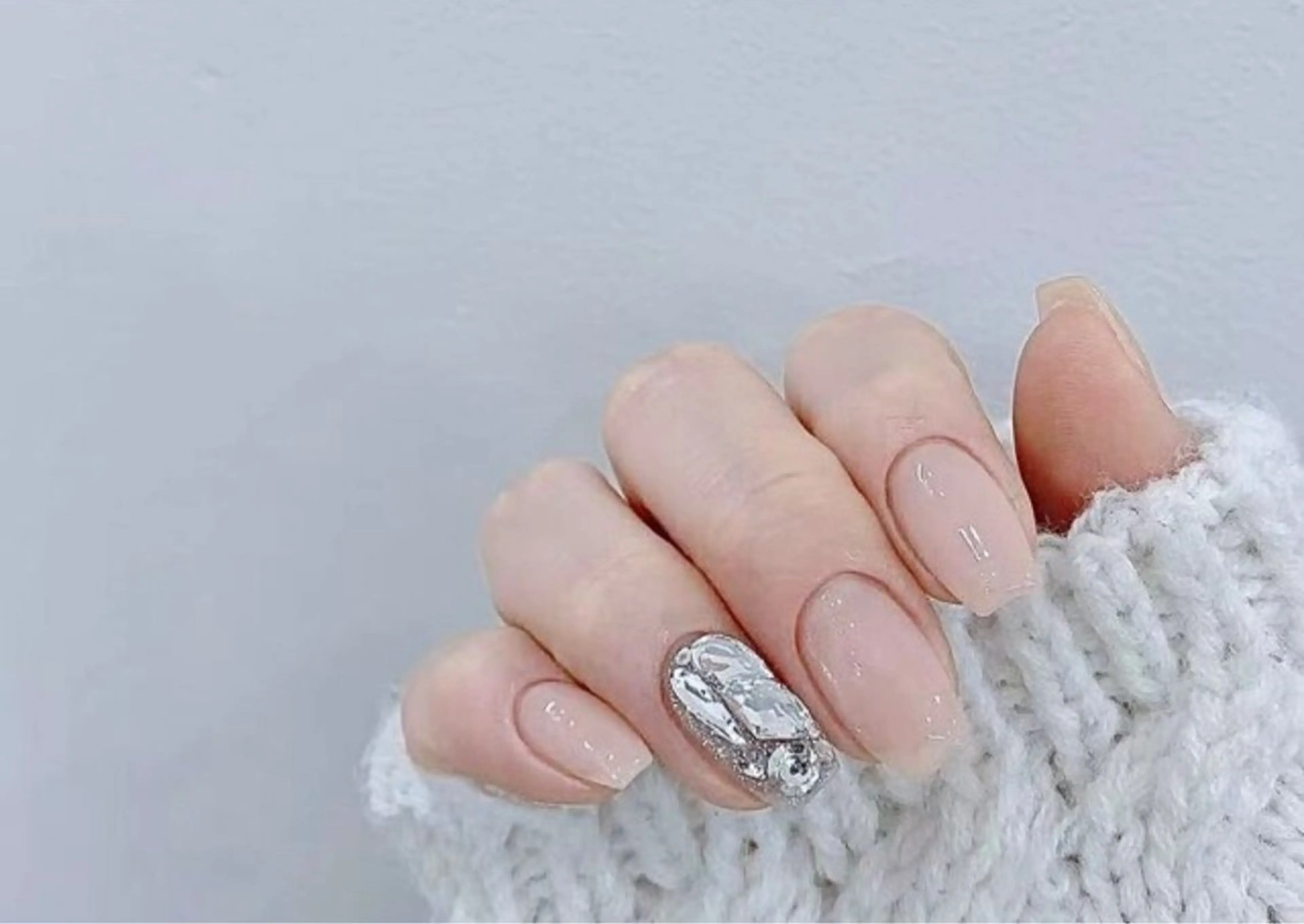 ネイル チークネイル 長さ出し フットネイル フレンチネイル ジェルネイル C&S  Nail Salonのネイルデザイン
