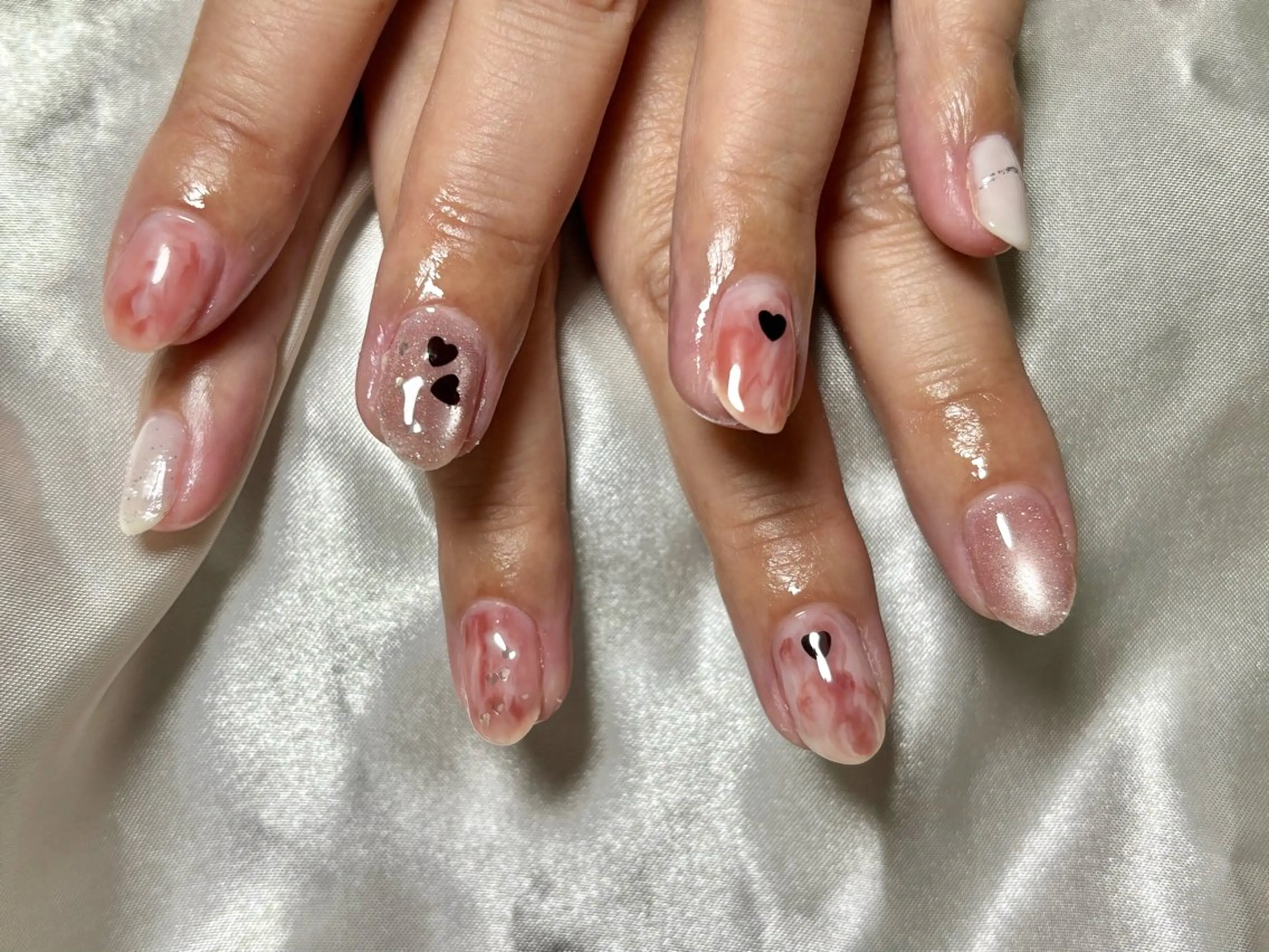 ネイル ハンドネイル ハンドケア ゆう .のネイルデザイン