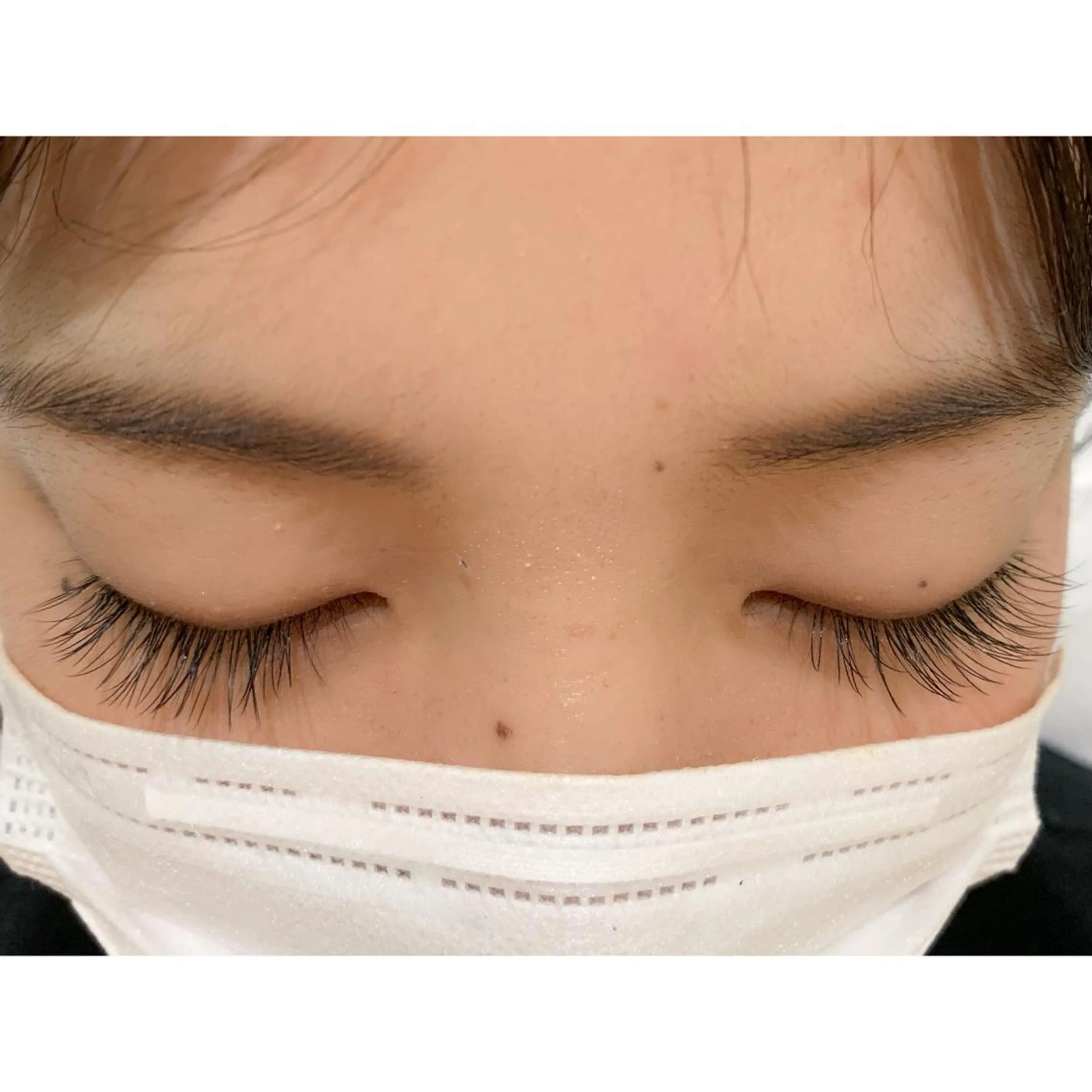 マツエク・マツパ Cカール フラットラッシュ 坂西 春果のマツエク・マツパデザイン