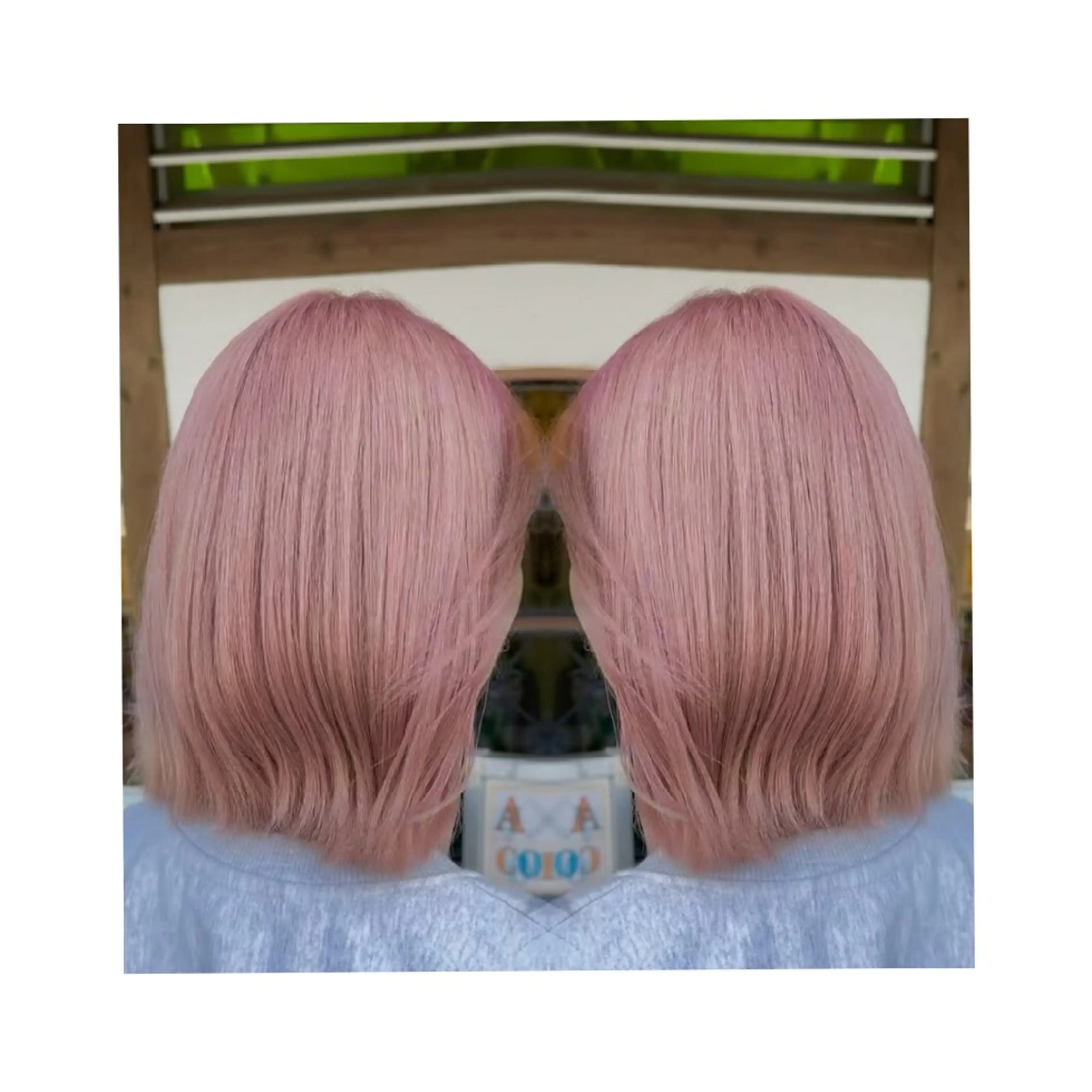 セミロング カラー 髪質改善 トリートメント カラー💞ᩚ髪質改善 臼井暖音のヘアスタイル