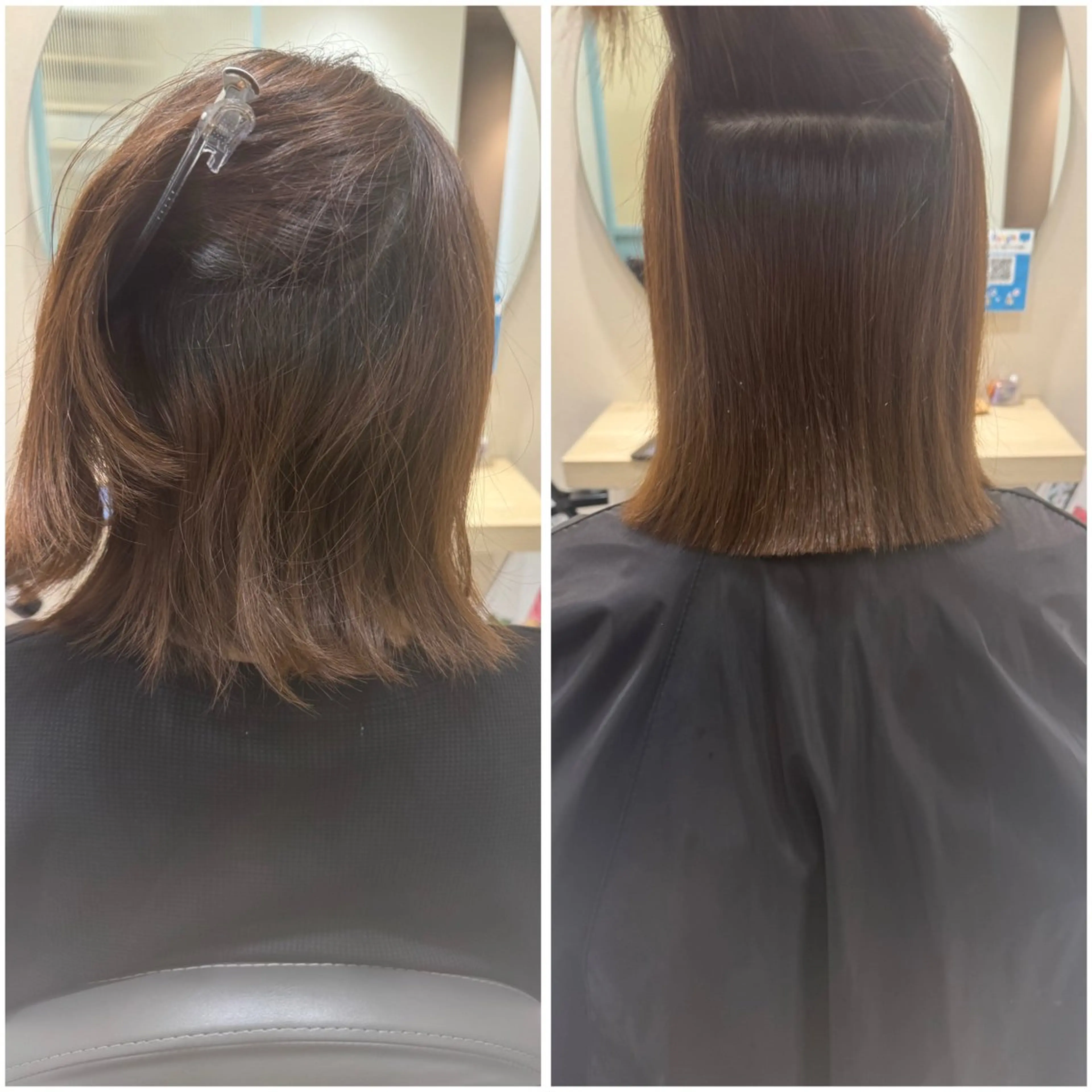 ミディアム 縮毛矯正 トリートメント 丹野 圭太のヘアスタイル