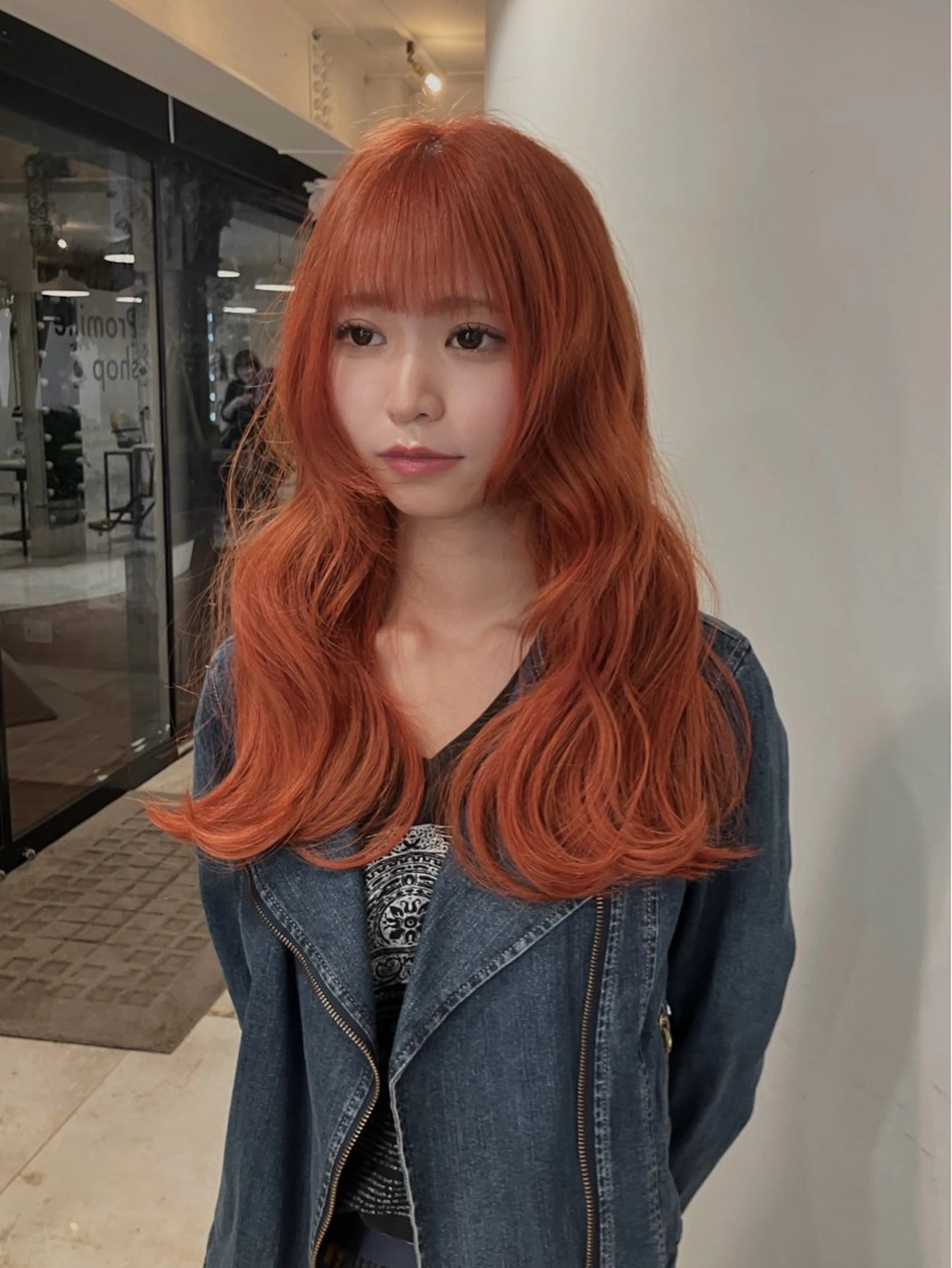 ロング ヘアカラー トリートメント Hanaka🐈‍⬛ 海外×ニュアンスのヘアスタイル