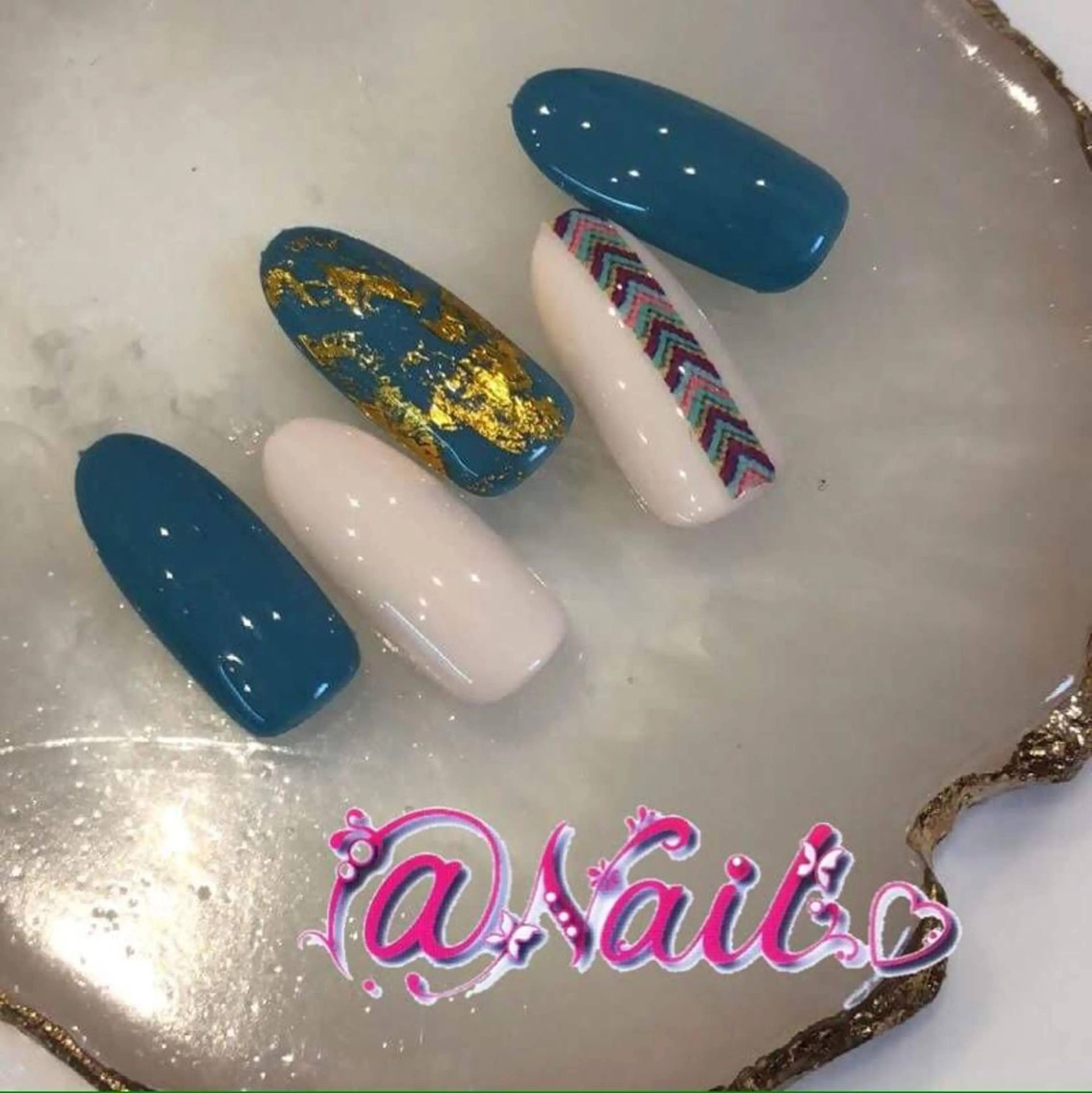 ネイル ネイルチップ 小尾 栞のネイルデザイン