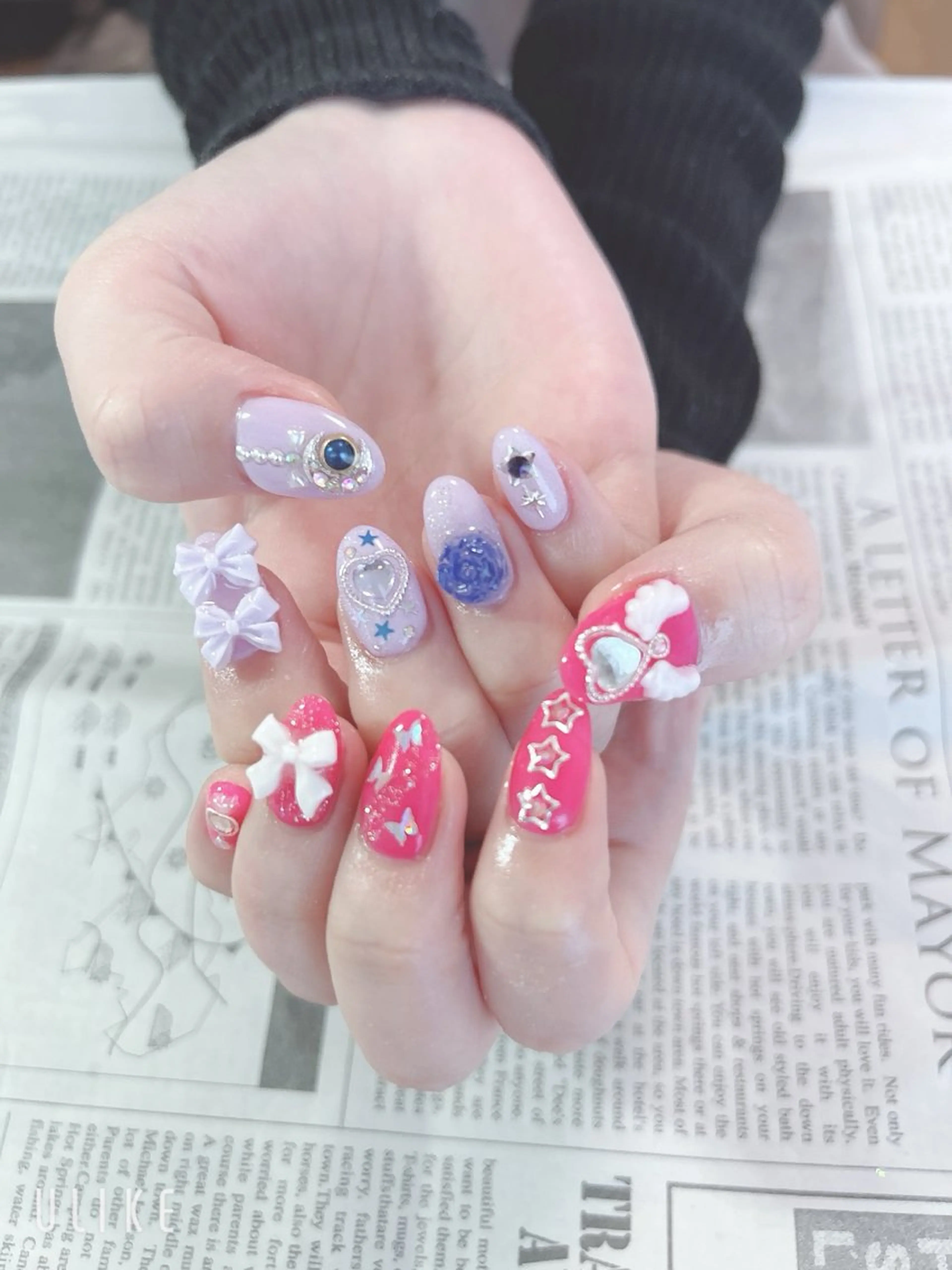 ネイル ハンドネイル ハンドケア 森山 舞のネイルデザイン