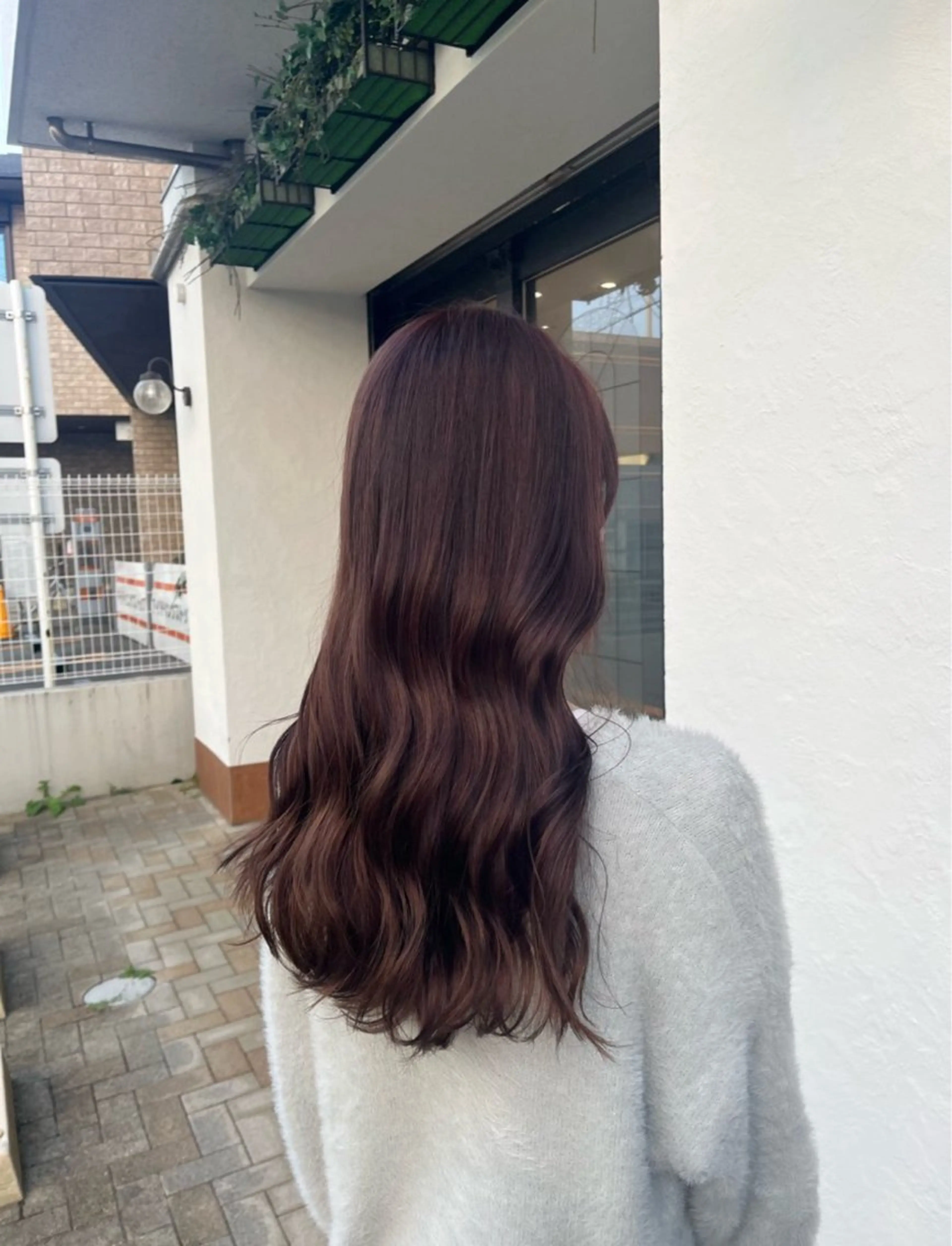 ロング カラー ブラウンカラー ヘアカラー 松尾 遥花のヘアスタイル