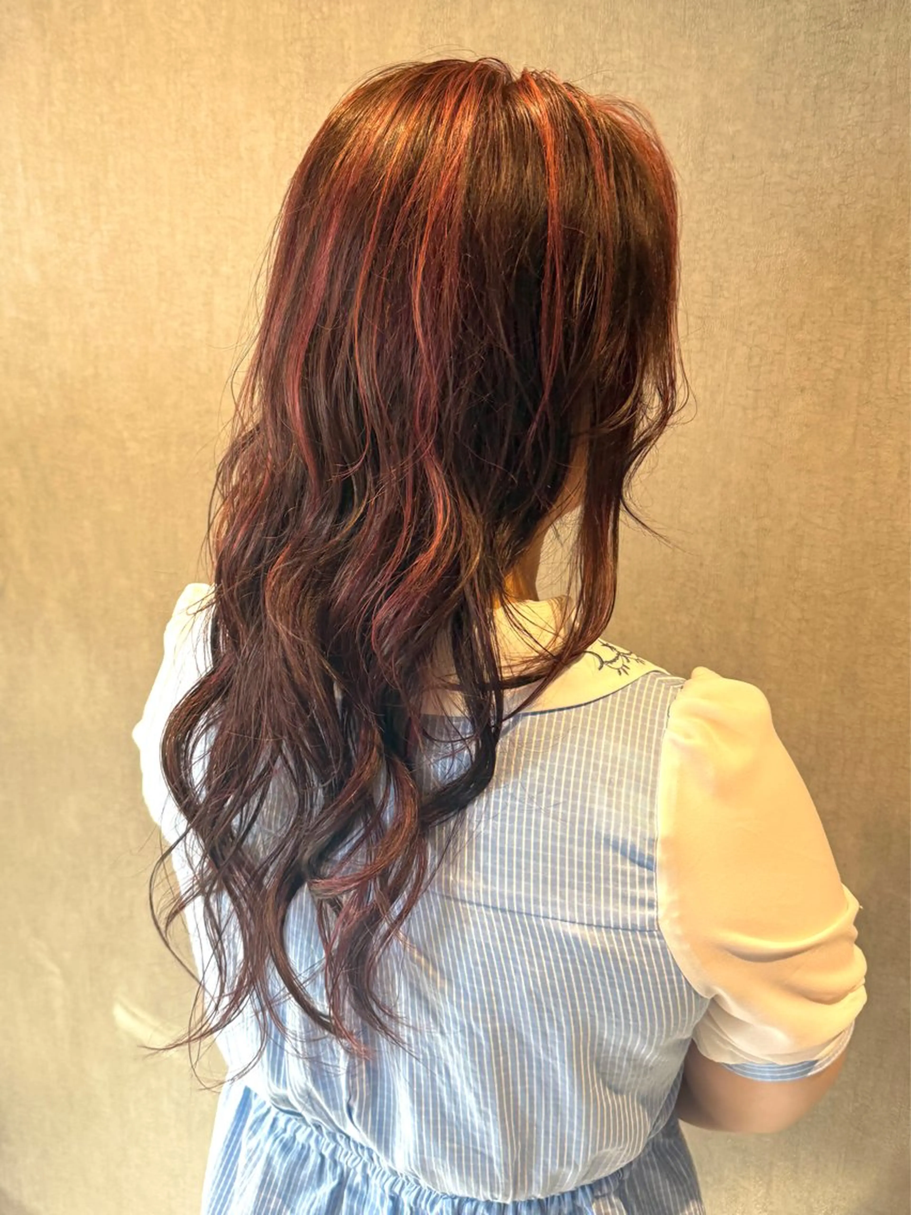 ロング ヘアカラー ハイトーンカラー 縮毛矯正/ジャックのヘアスタイル