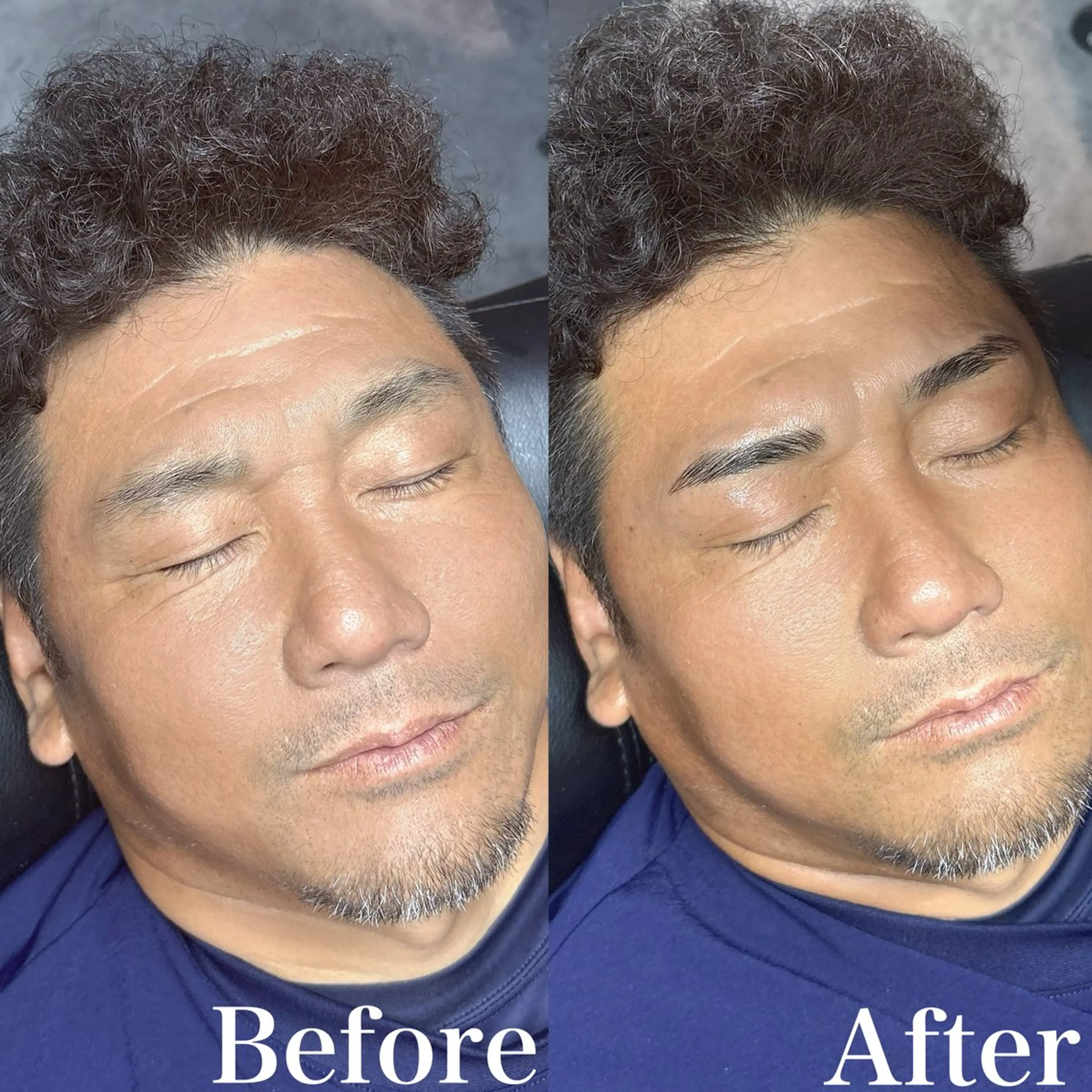 メンズ アイブロウ ワックス脱毛 眉カット その他(アイブロウ) 5日◯ Yusukeの眉毛・アイブロウイメージ