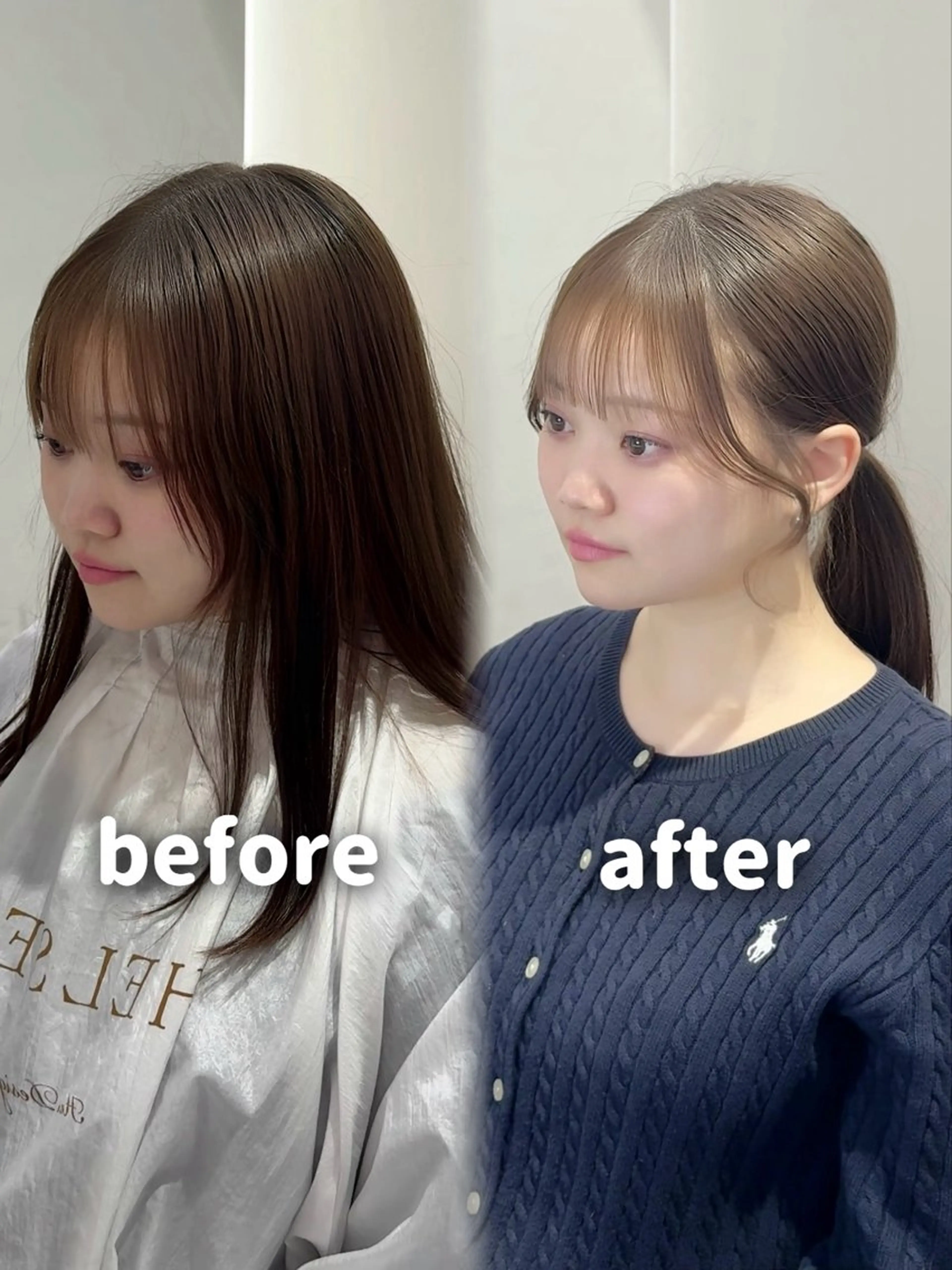 ロング カット YUZU🎀顔まわり ×レイヤーカットのヘアスタイル