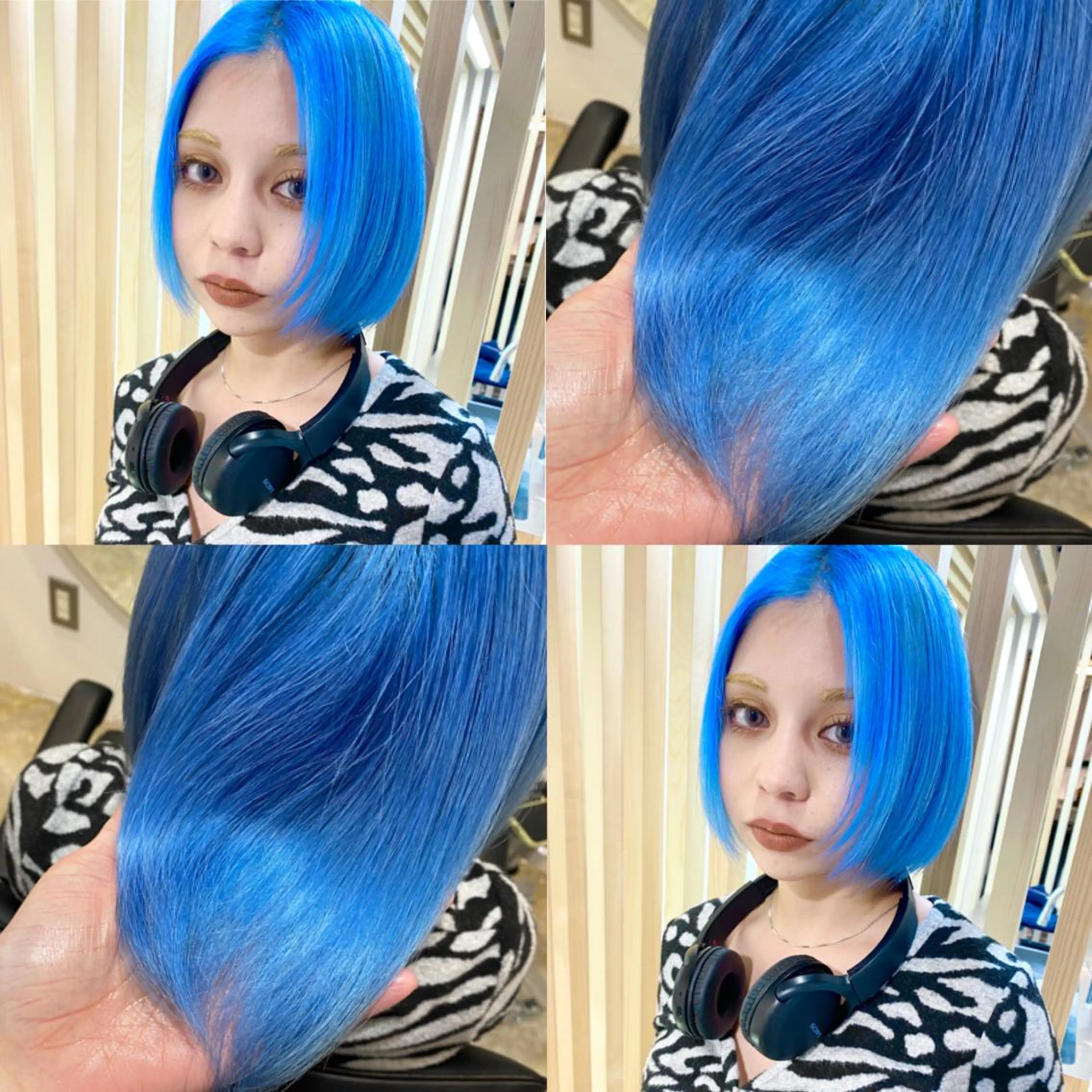 2回目💗💜ケアブリーチ+派手髪カラー💜💗お気に入り＆応援ボタンクリックでトリートメント無料サービス💗の写真