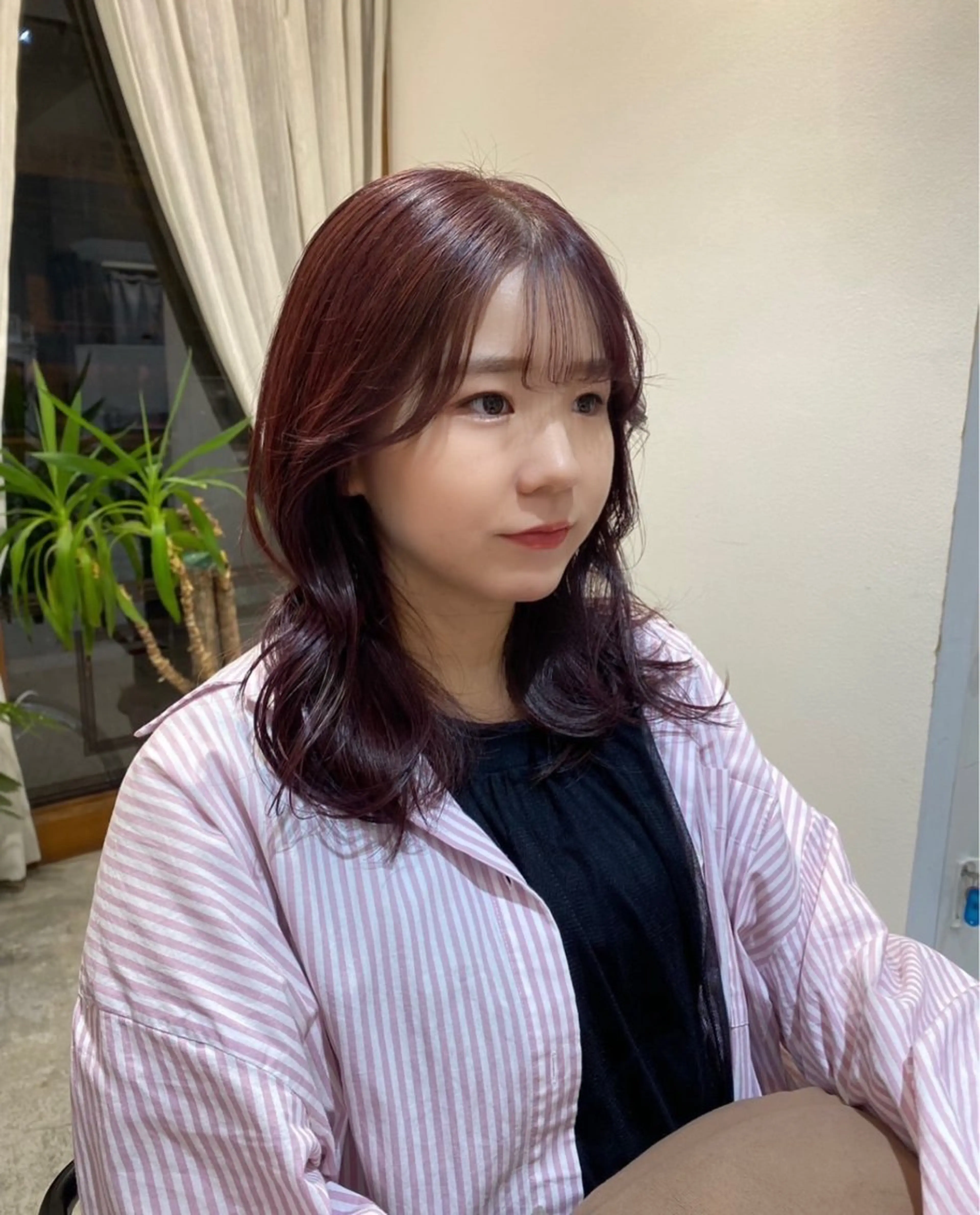 セミロング カット ヘアカラー Sanctuary with Edenのヘアスタイル