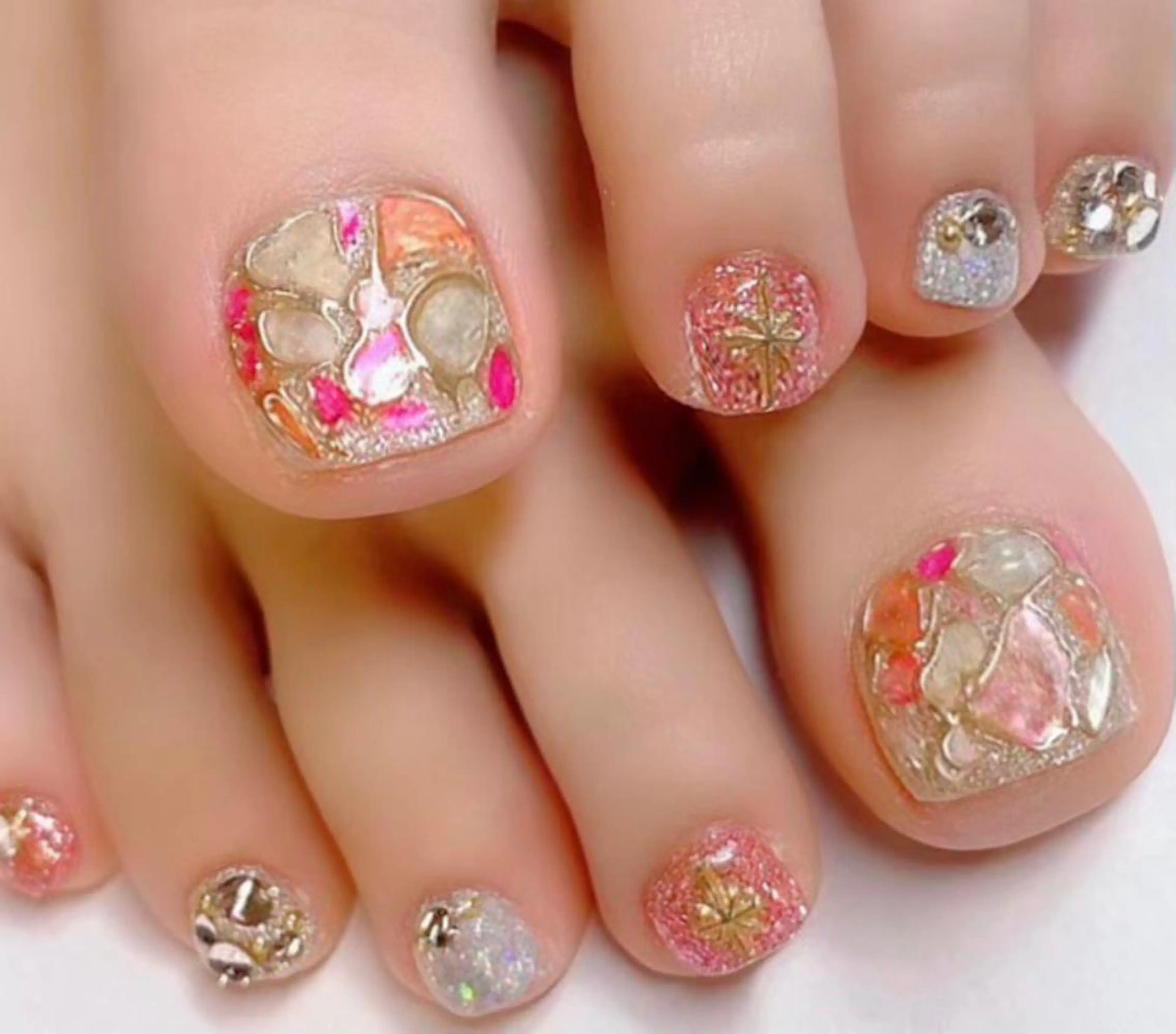 ネイル フットネイル 🦋AYNIL🦋 ナチュラル専門店♥️のネイルデザイン