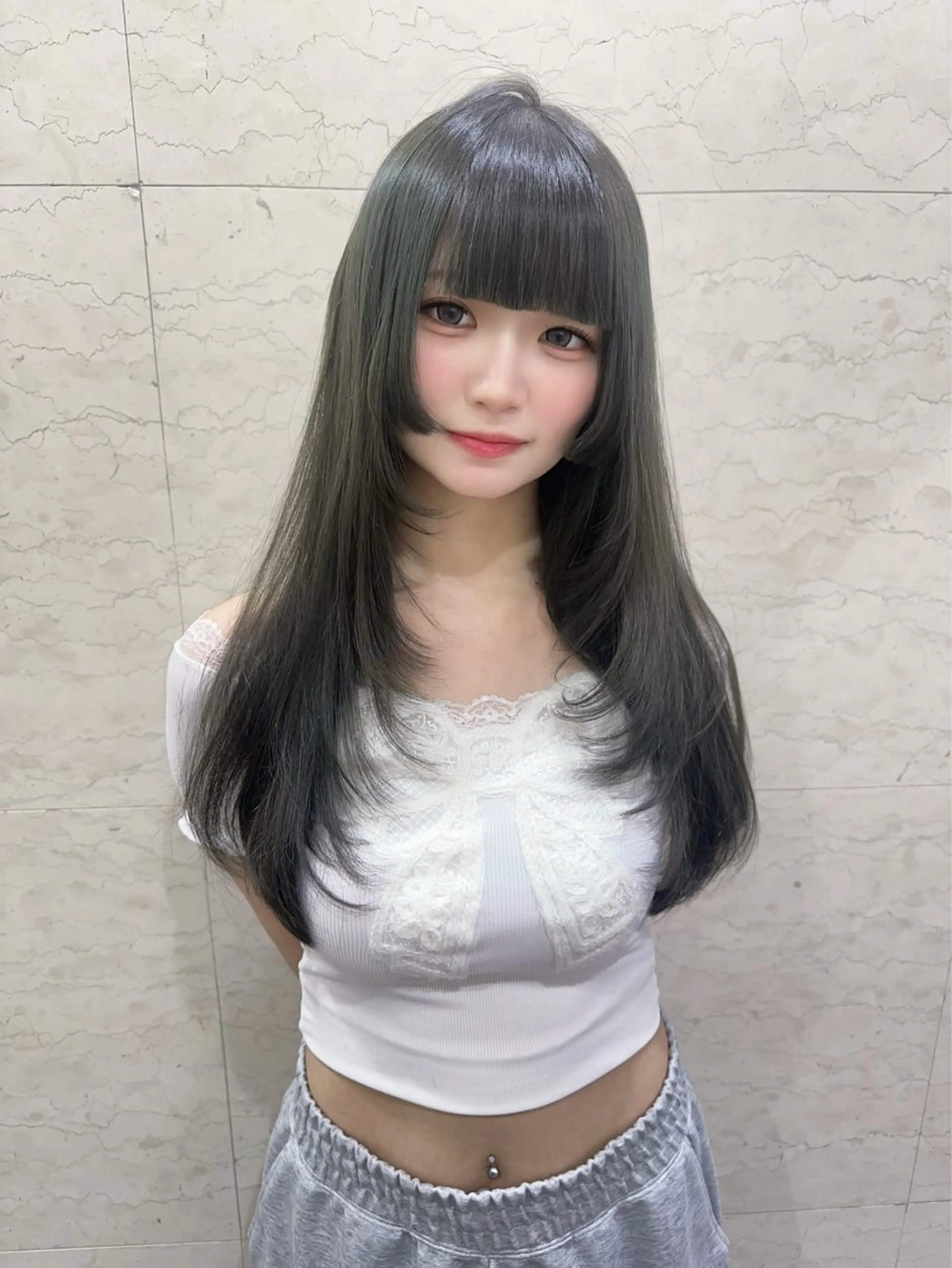 ロング レイヤーカット カット LOUIMADNA Haruna️️꙳⟡のヘアスタイル