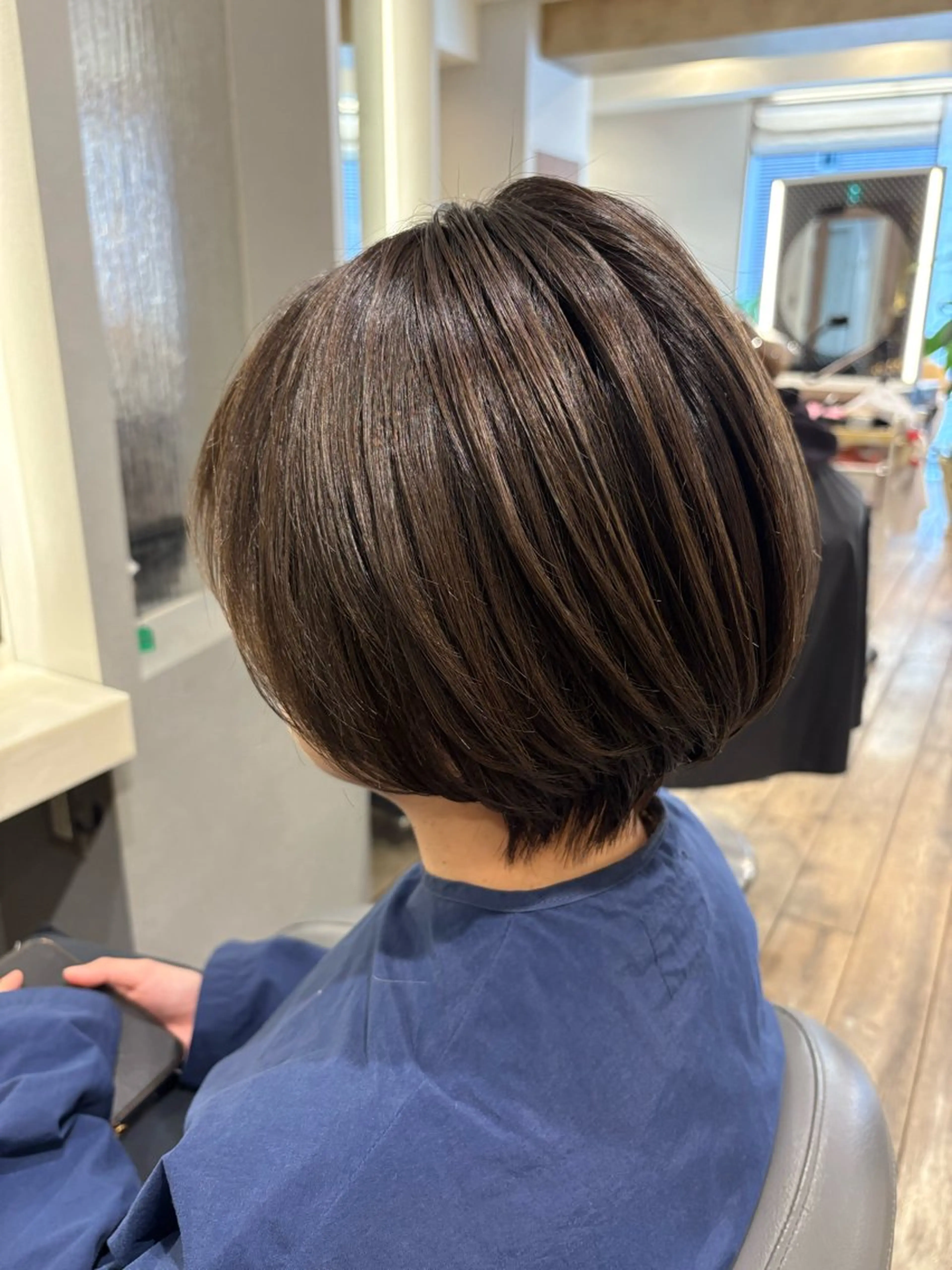ショート カラー カット ヘアカラー トリートメント 白髪ぼかし大人メンズ 根本零のヘアスタイル