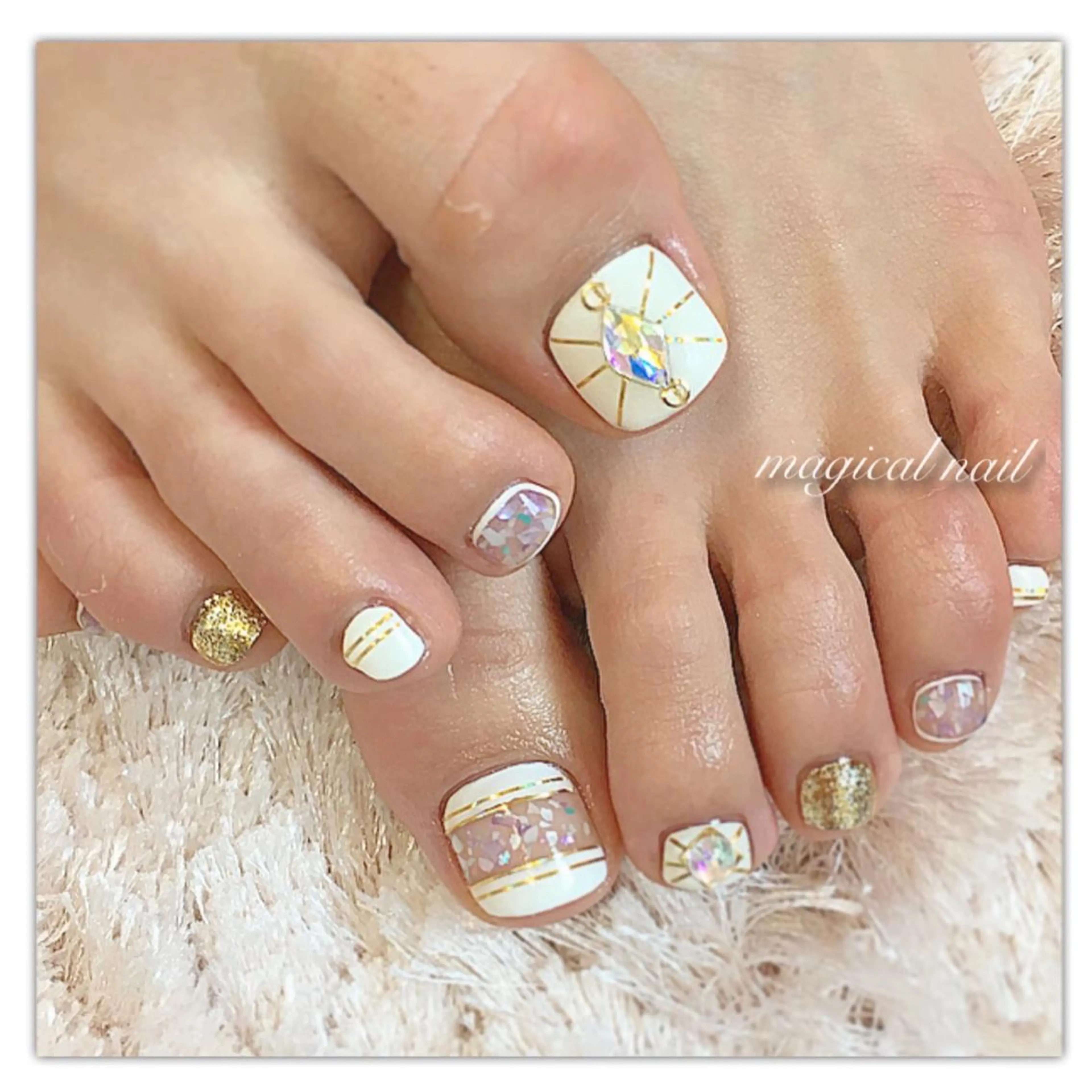 ネイル フットネイル magical nailのネイルデザイン