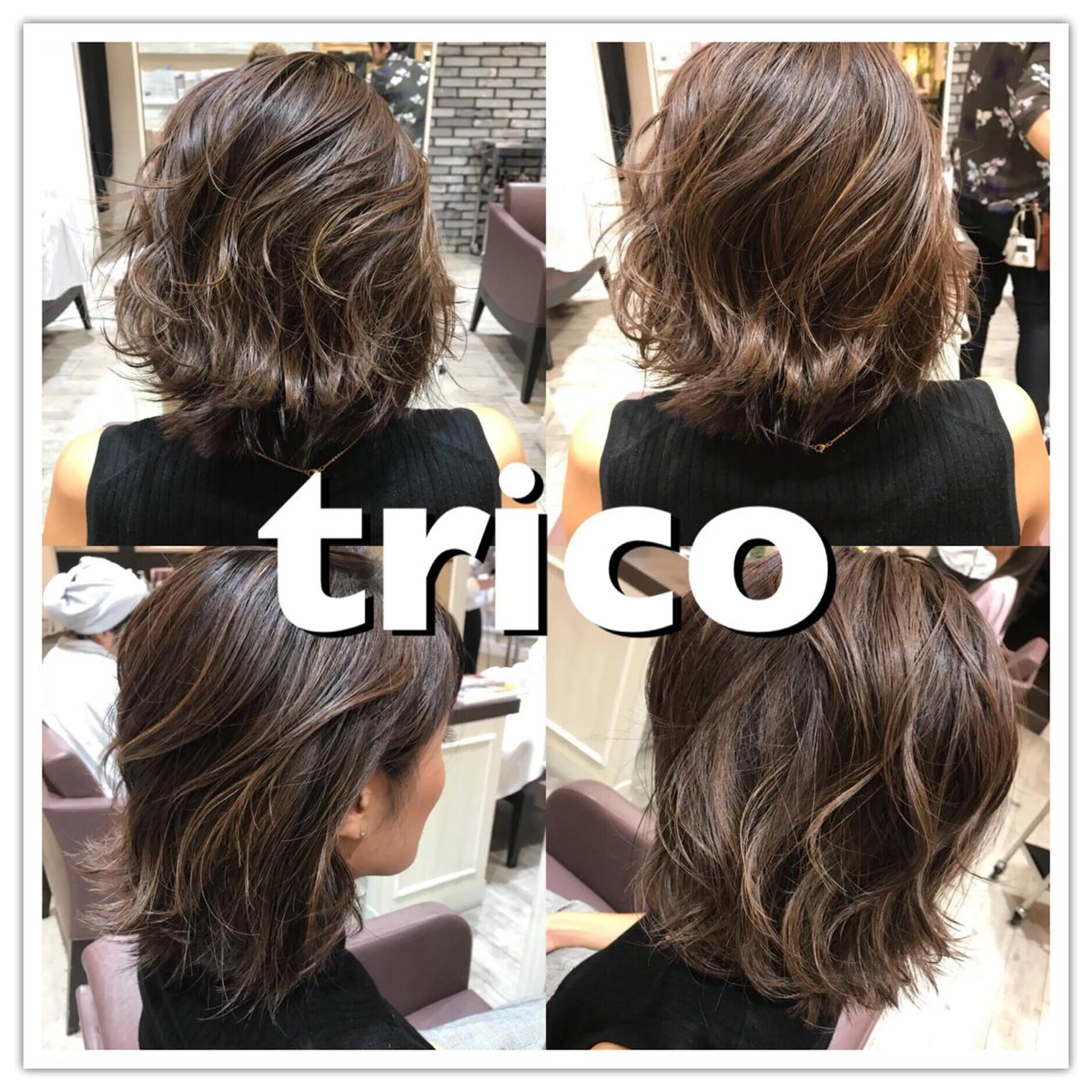 ミディアム カラー ハイライトカラー イルミナカラー ハイライト 似合わせ/ブリーチ カラー.岡田友仁のヘアスタイル