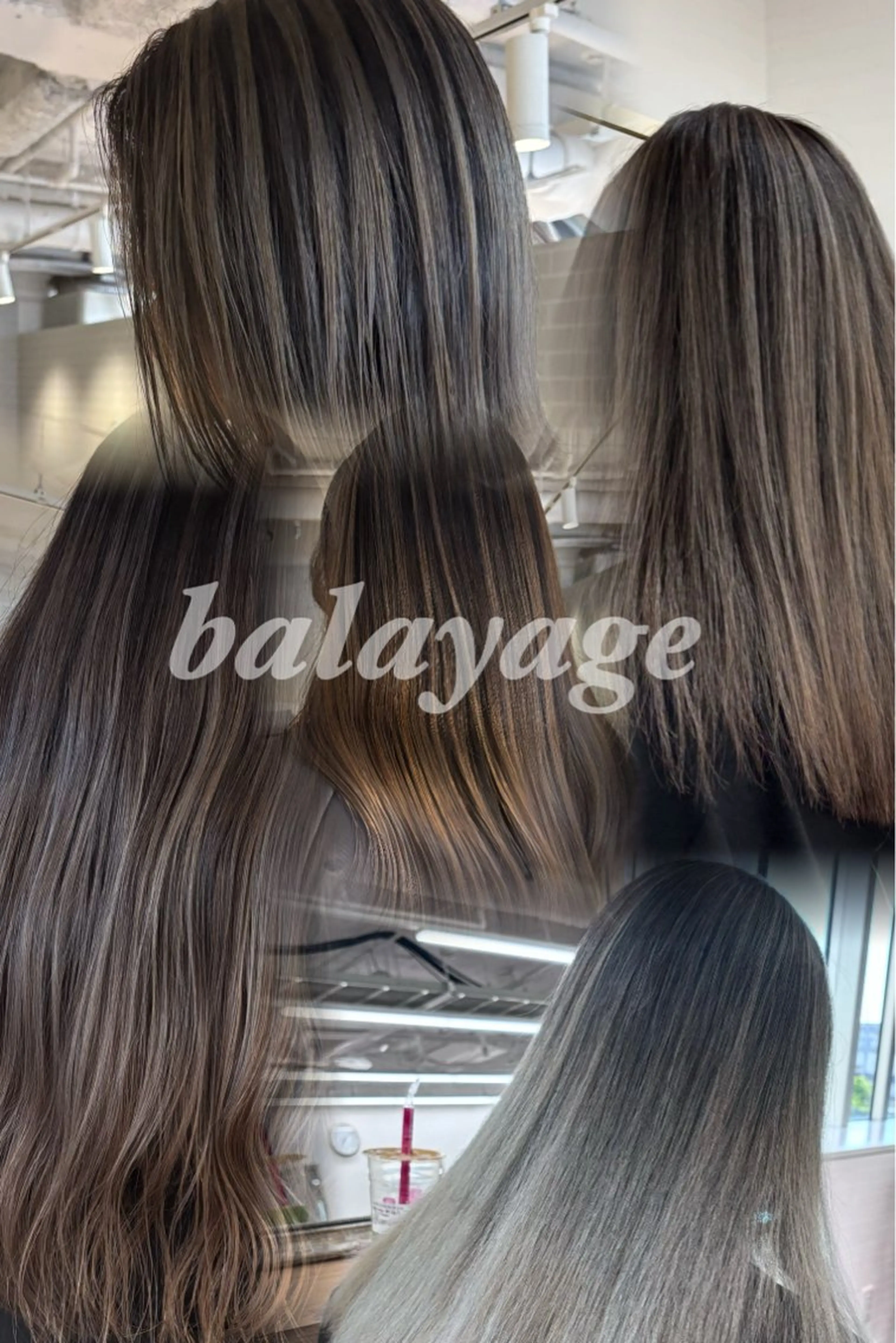 ロング カラー ヘアアレンジ バレイヤージュ レイヤーカット カット ヘアカラー トリートメント グランルッソ所属・岡山バレイヤージュ 岡山ハイライトのヘアスタイル