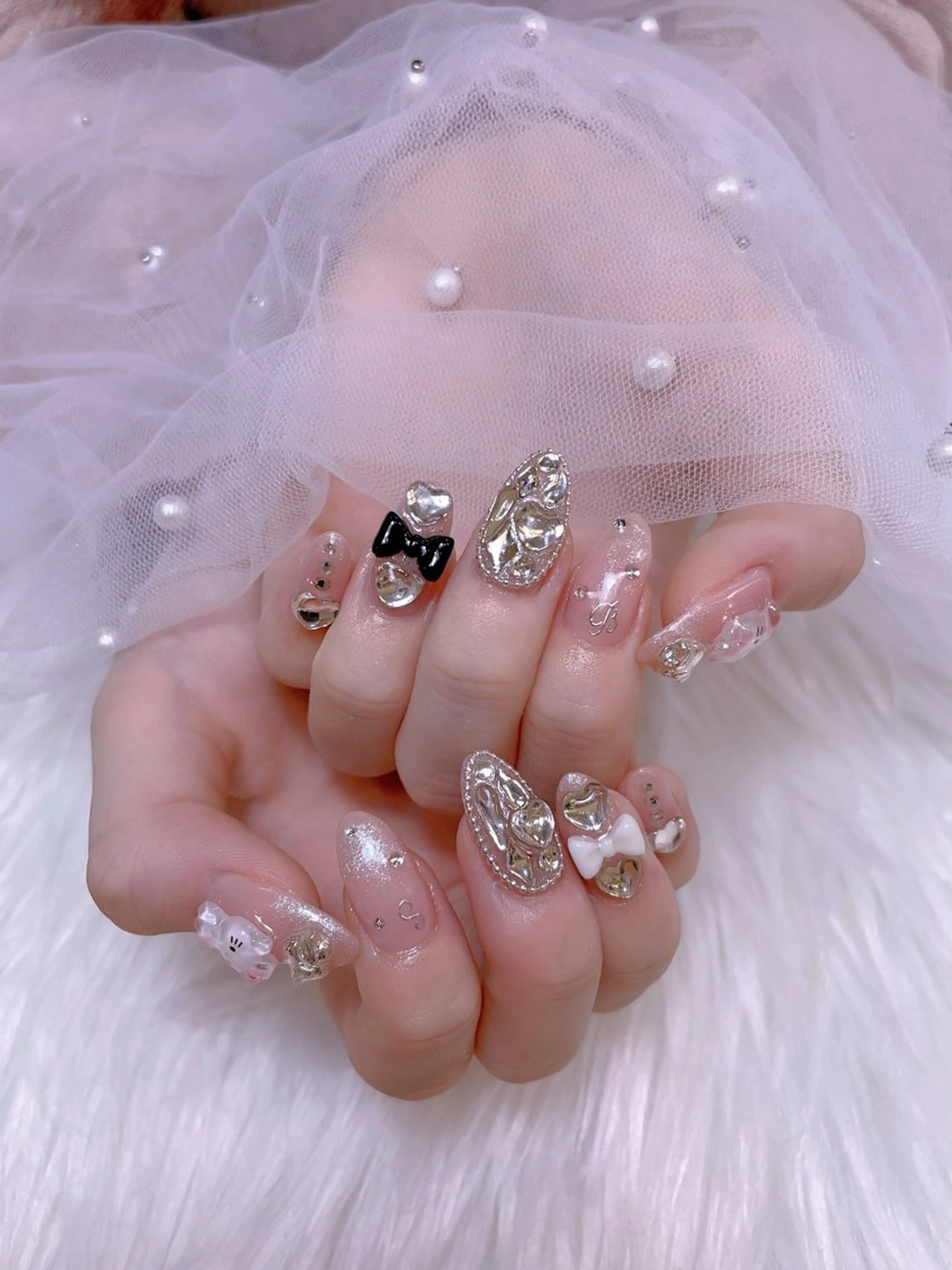 ネイル ハンドネイル princess👑 木戸　唯のネイルデザイン