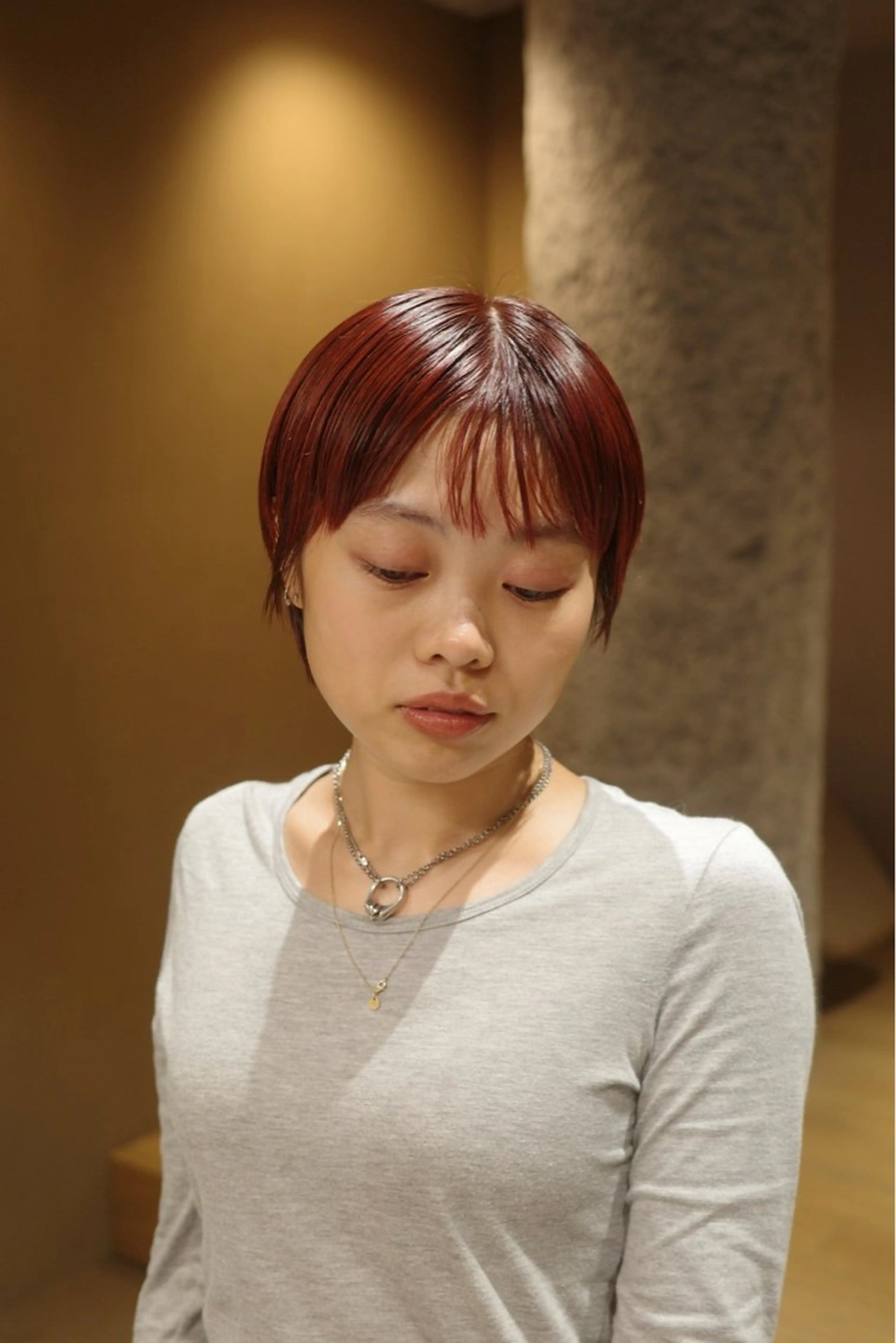 カラー 住谷 ゆりなのヘアスタイル