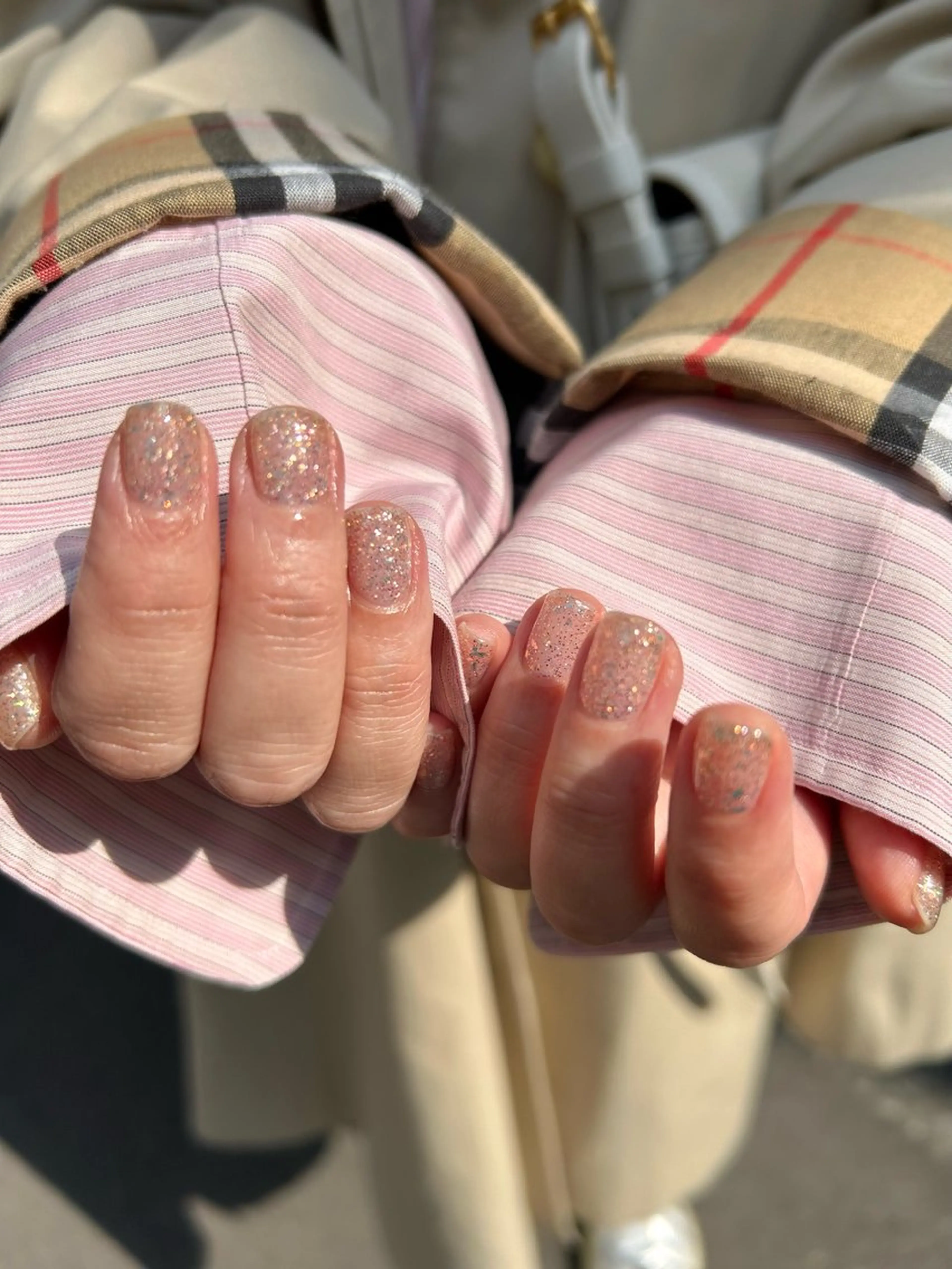 ネイル ラメ(グリッター) ワンカラーネイル Yumi 広尾→銀座のネイルデザイン