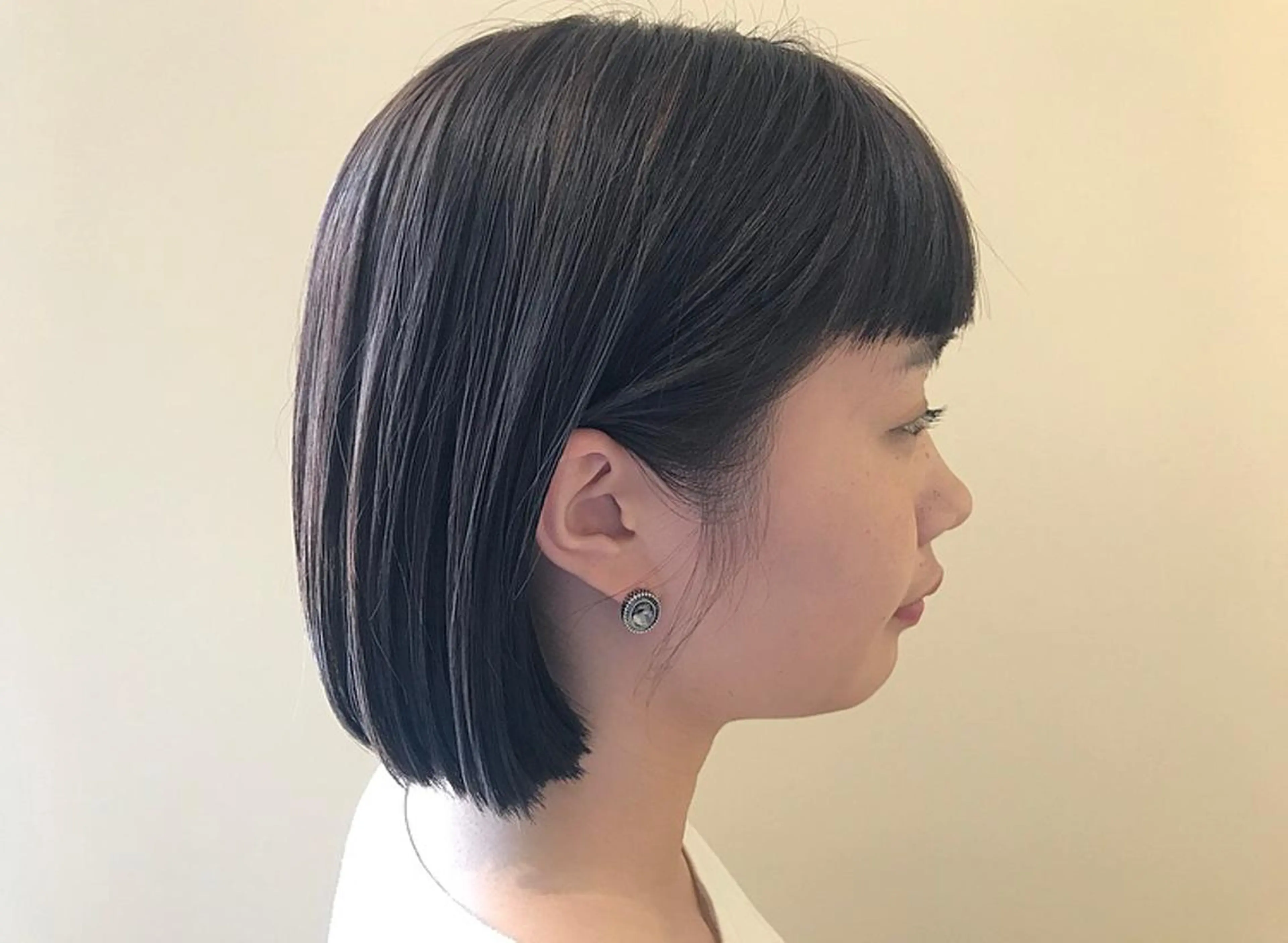 ミディアム ボブ 大阪福島韓国束感まつ げ Sayaka🤍のマツエク・マツパデザイン