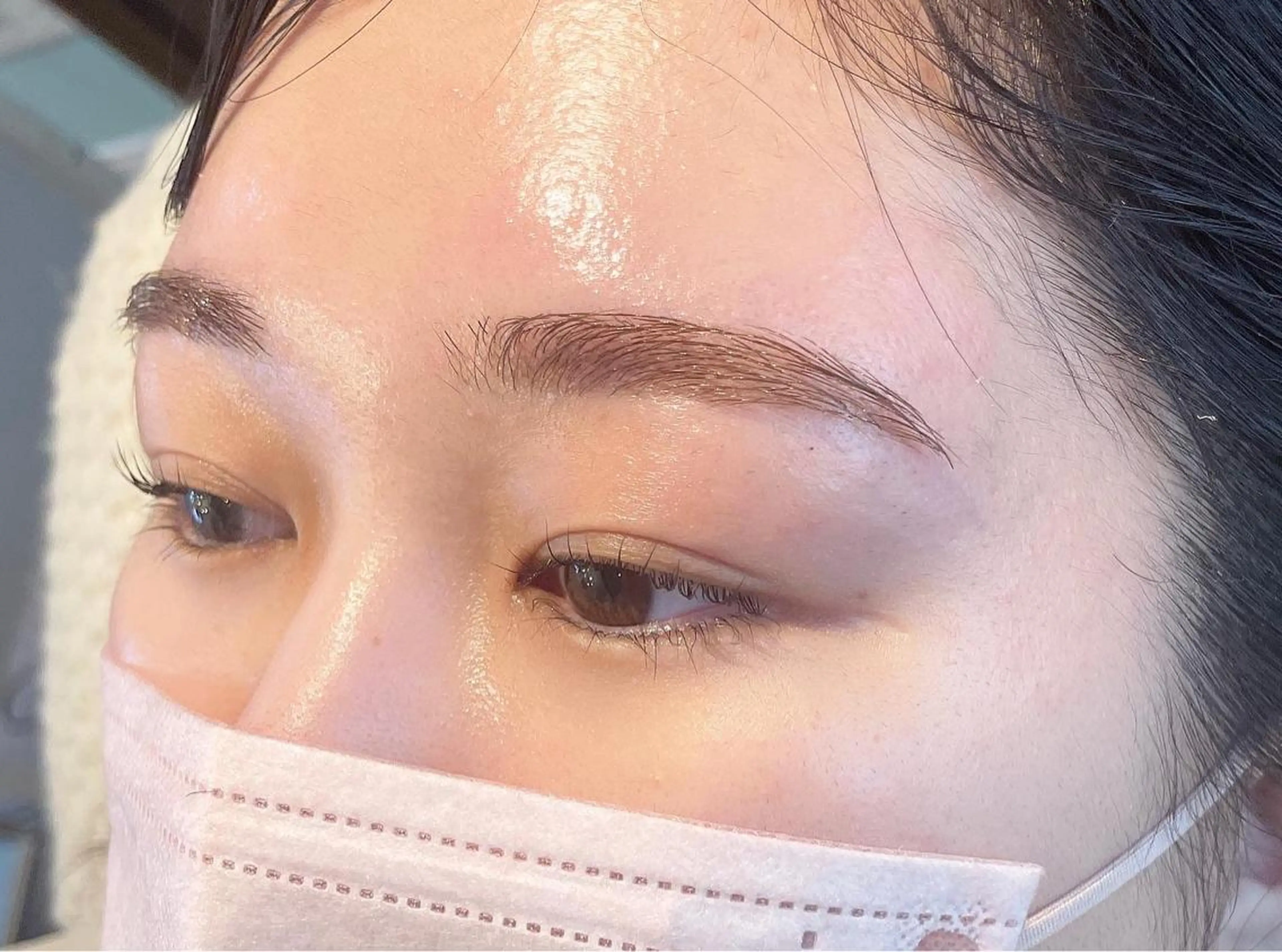 アイブロウ ワックス脱毛 眉カット osaki .のマツエク・マツパデザイン