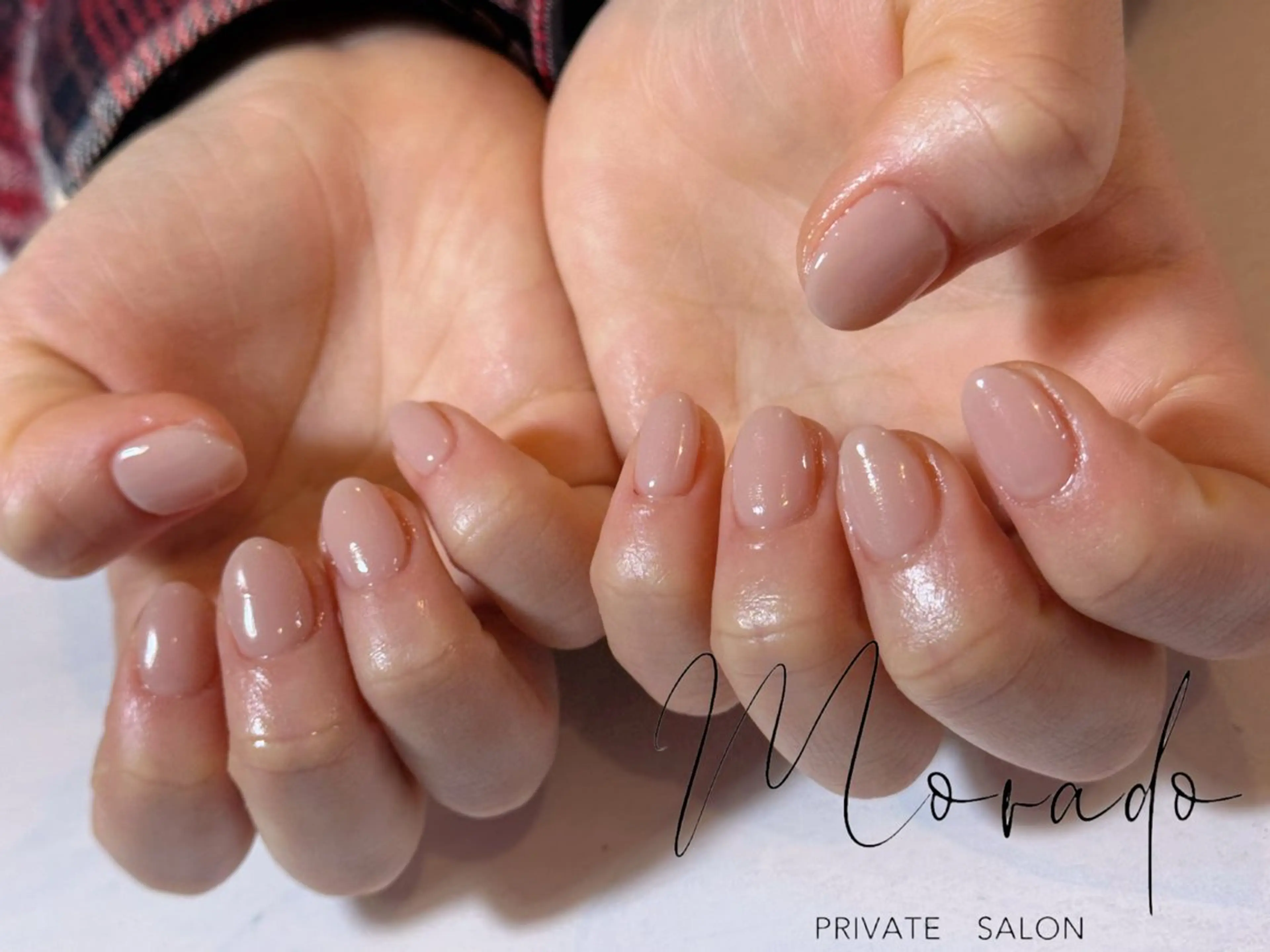 ネイル オフィスネイル シンプルネイル ハンドネイル ハンドケア MORADO ~Private Salon~所属・新小岩 MORADO Mihoのネイルデザイン