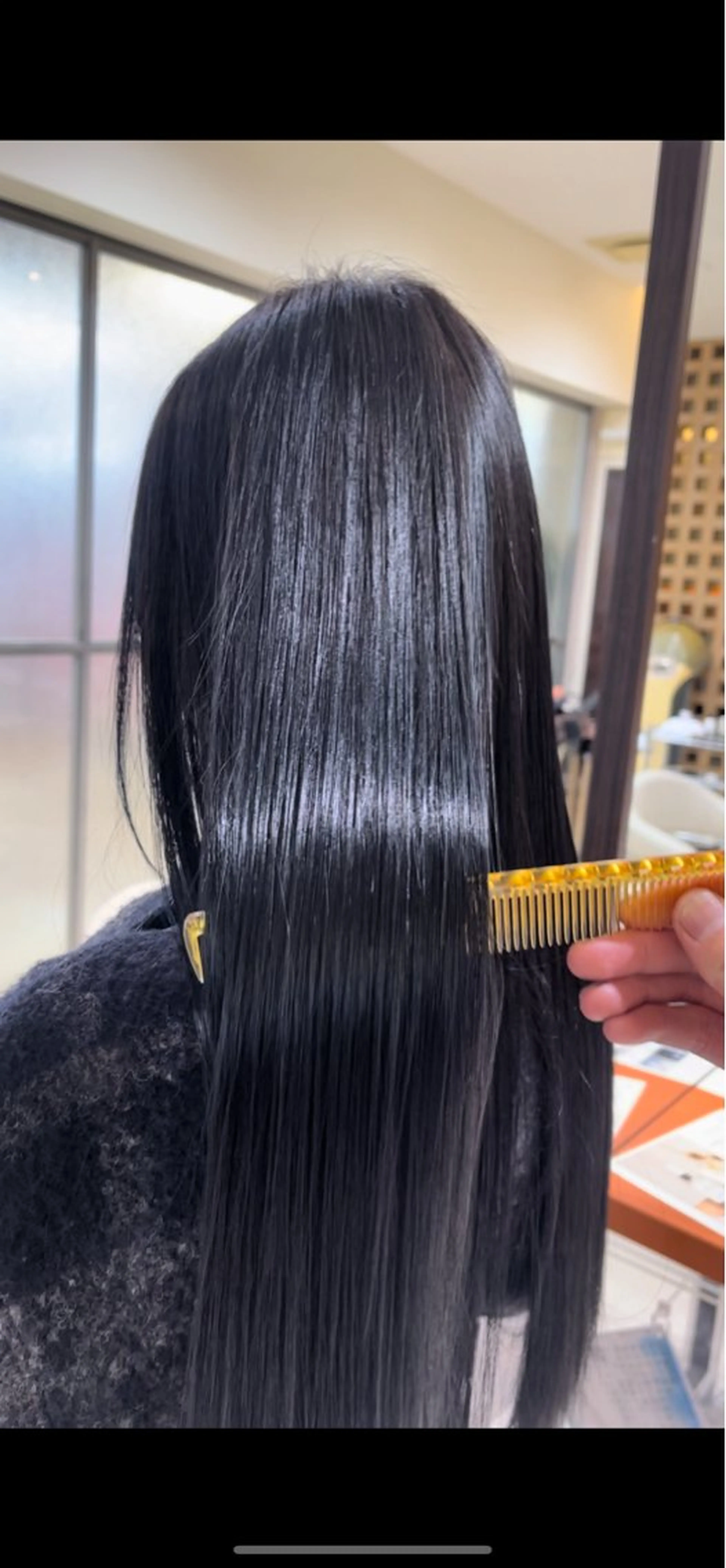 ロング 髪質改善 カネヒラ リョウスケのヘアスタイル