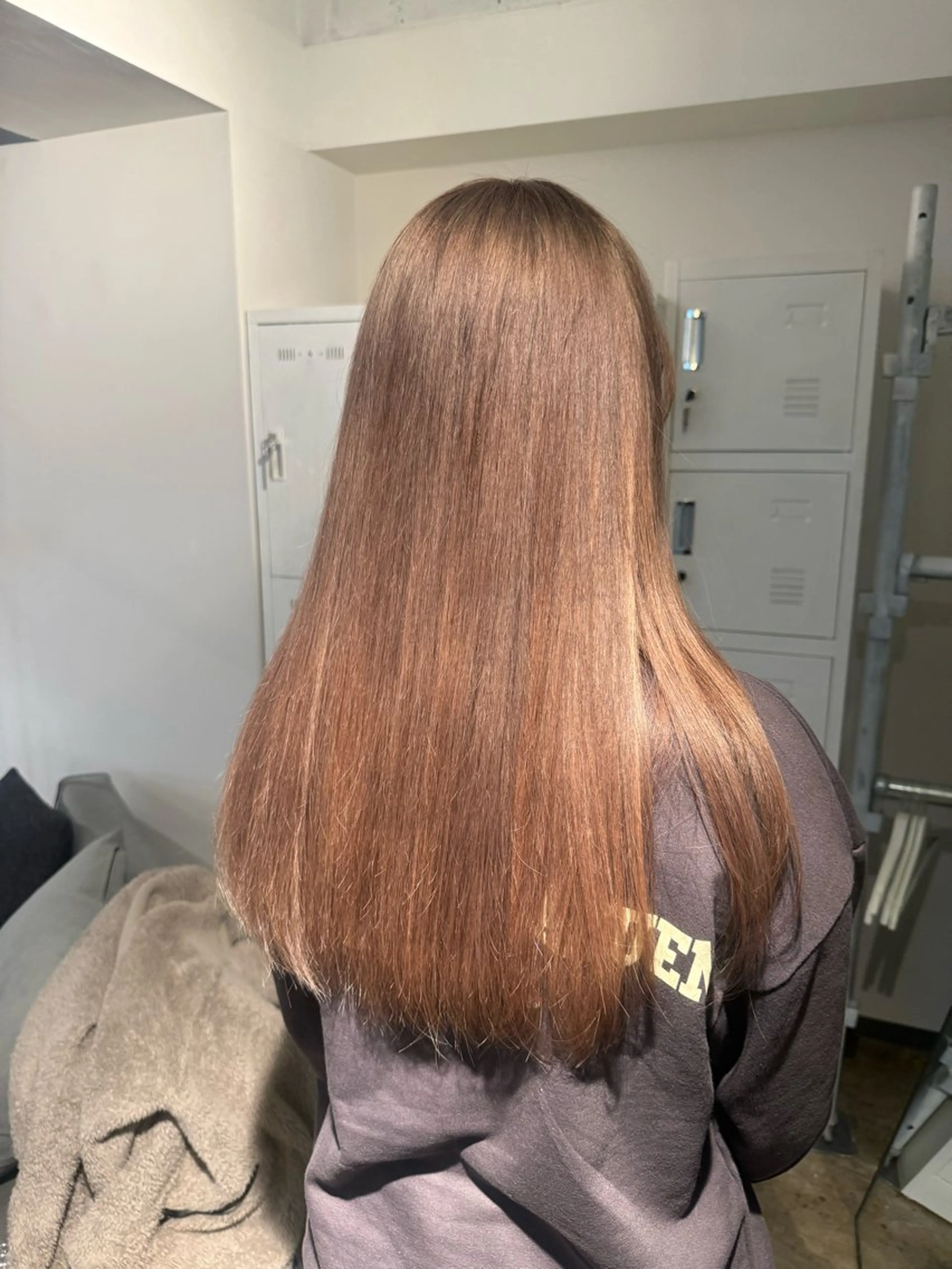 ロング カラー ベージュカラー ブリーチ ケアブリーチ ダブルカラー グレージュ ヘアカラー トリートメント 🫧ブリーチモデル/ 透明感カラー /みきのヘアスタイル